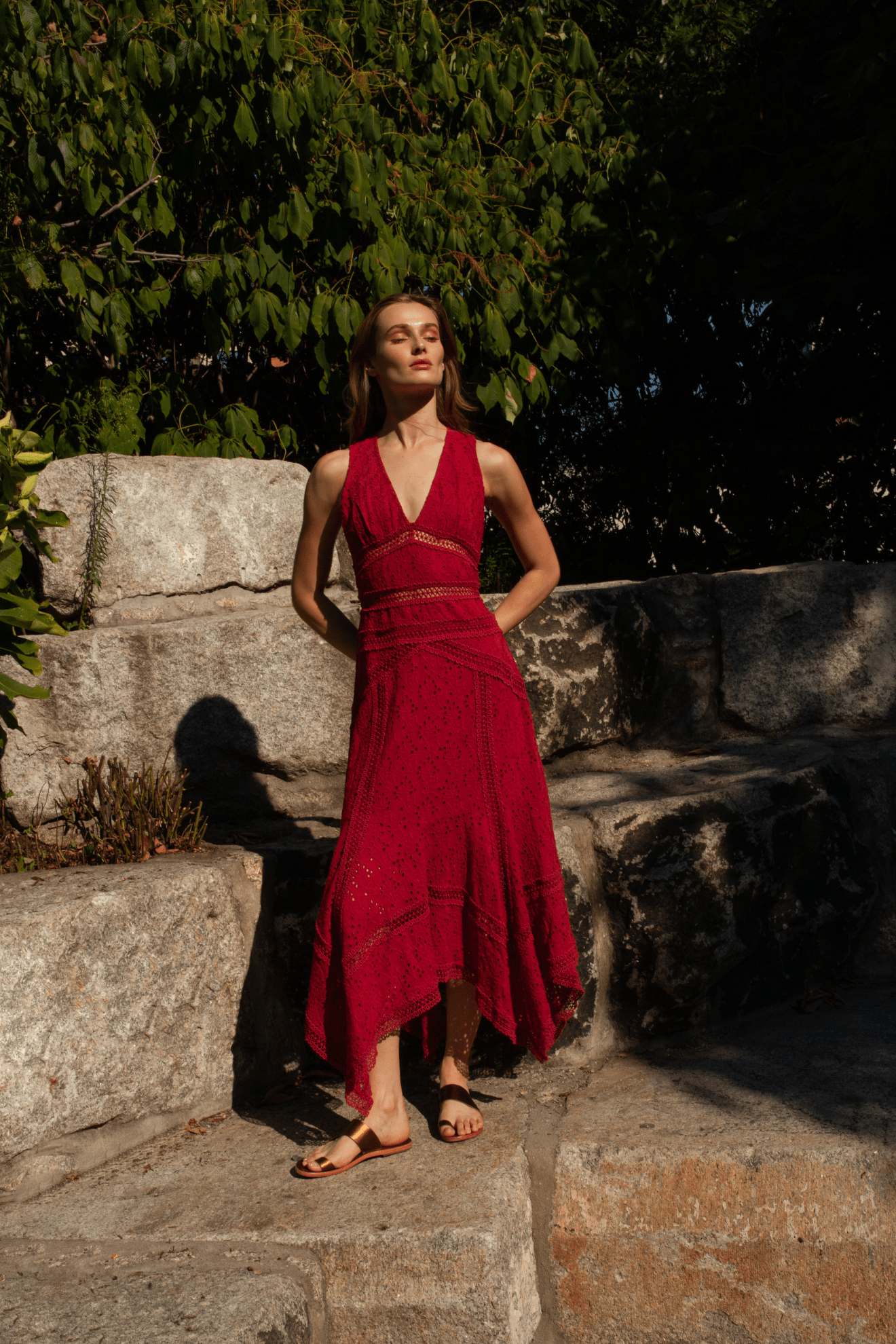 Buy Now Stefania Ruby Dress