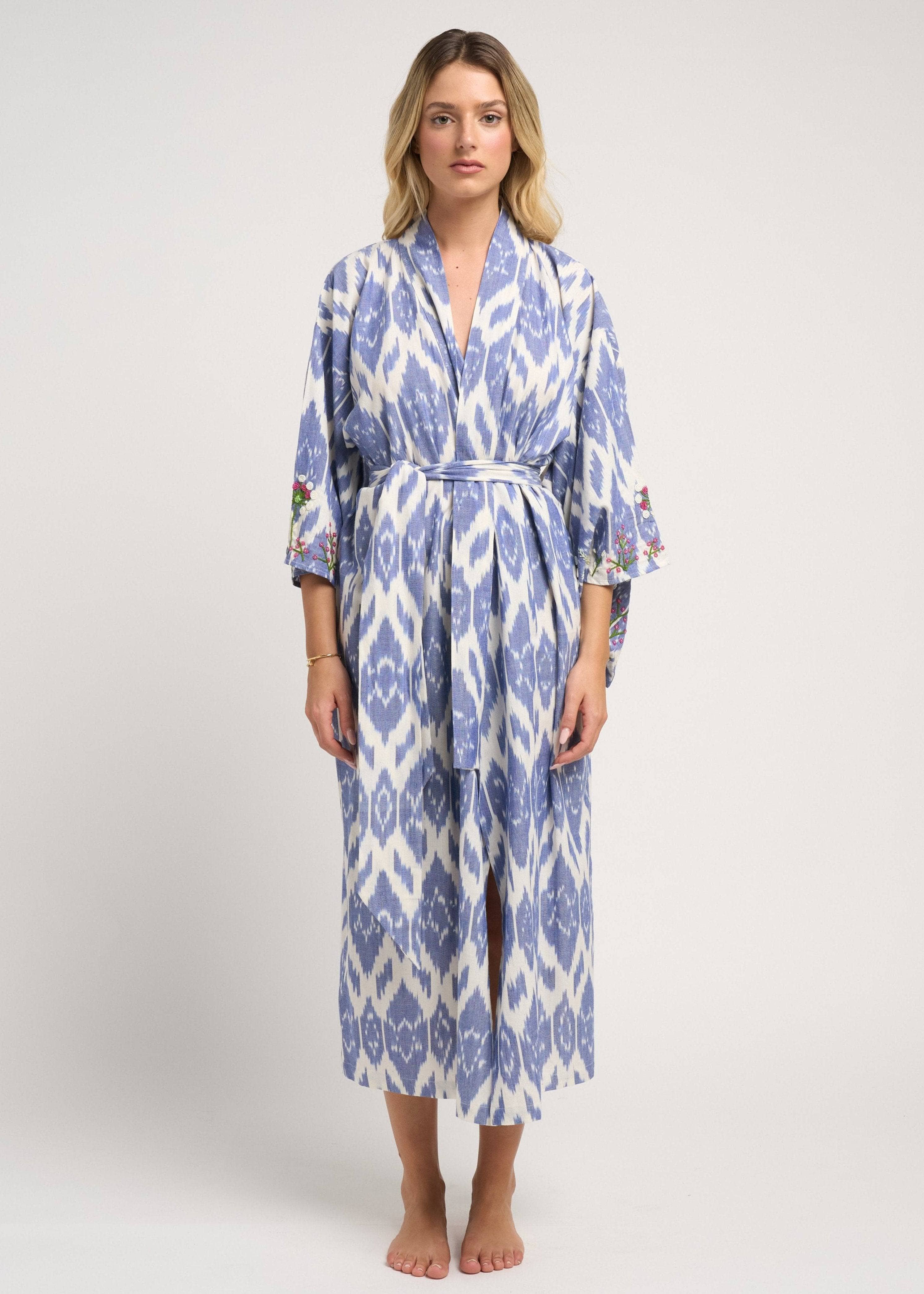 purple kimono dress Satin Kimono Dress