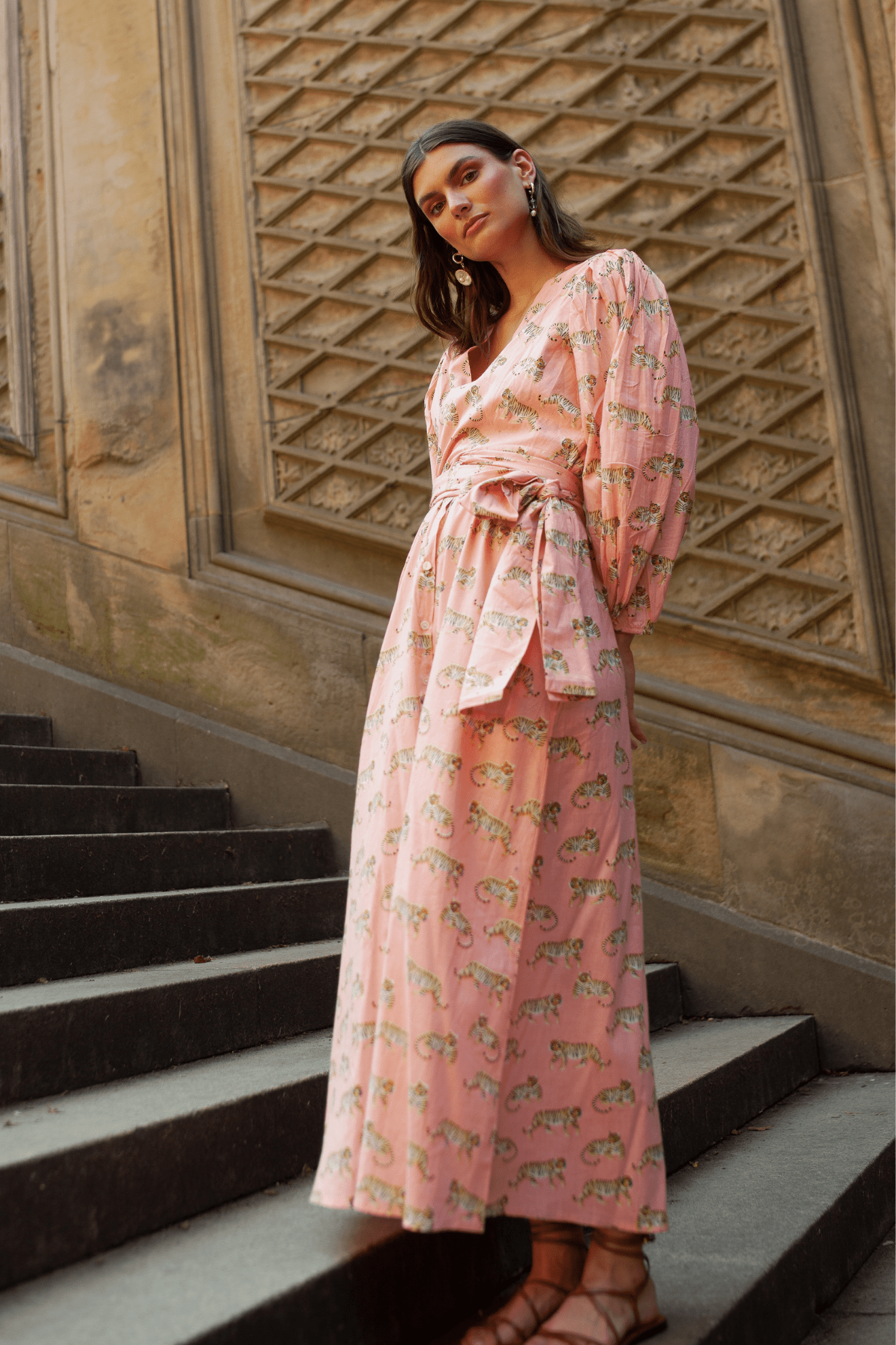 Shop Now Monica Tiger Dress Guadalupe Design