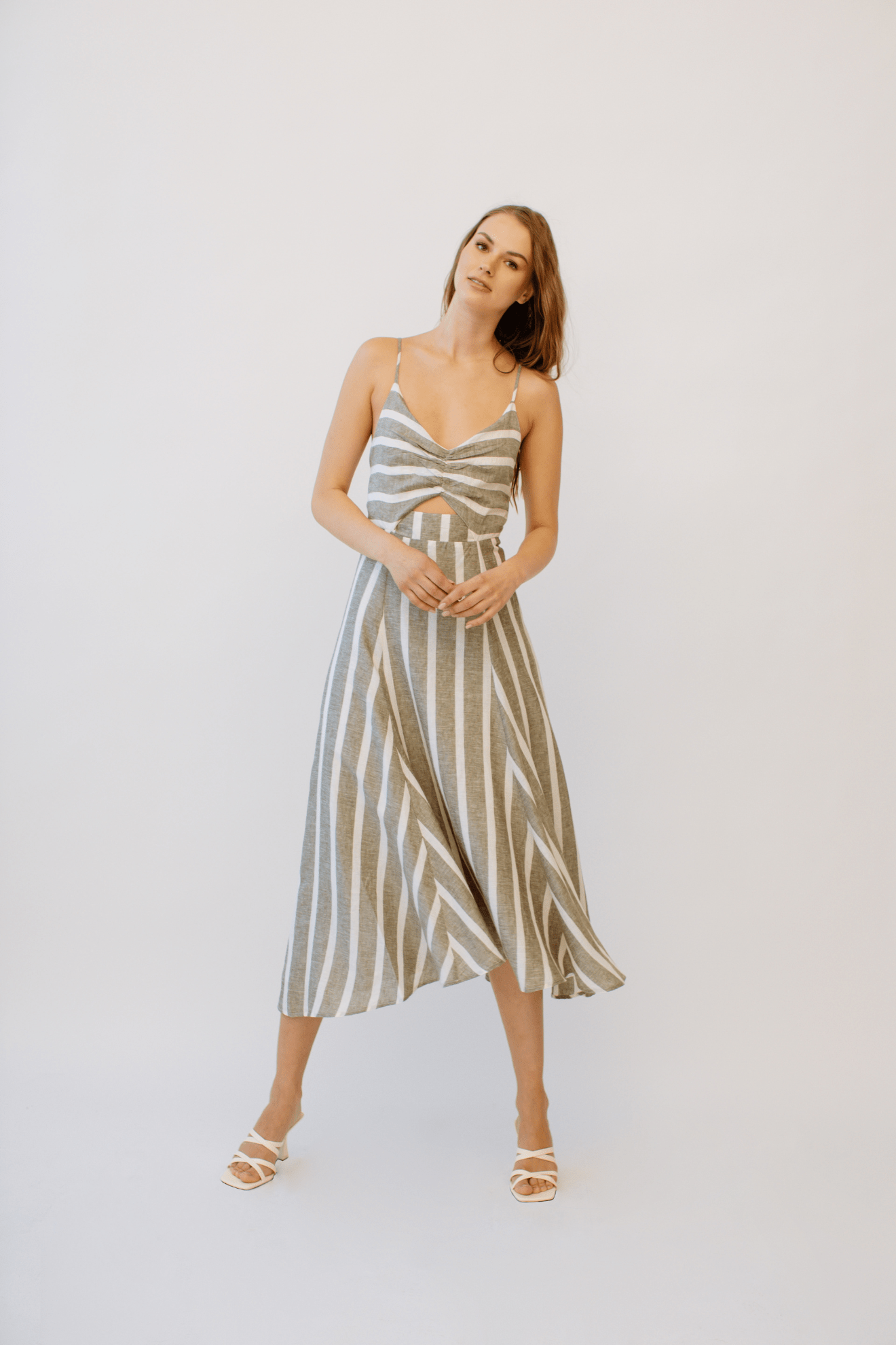 Filomena Stripe Grey
