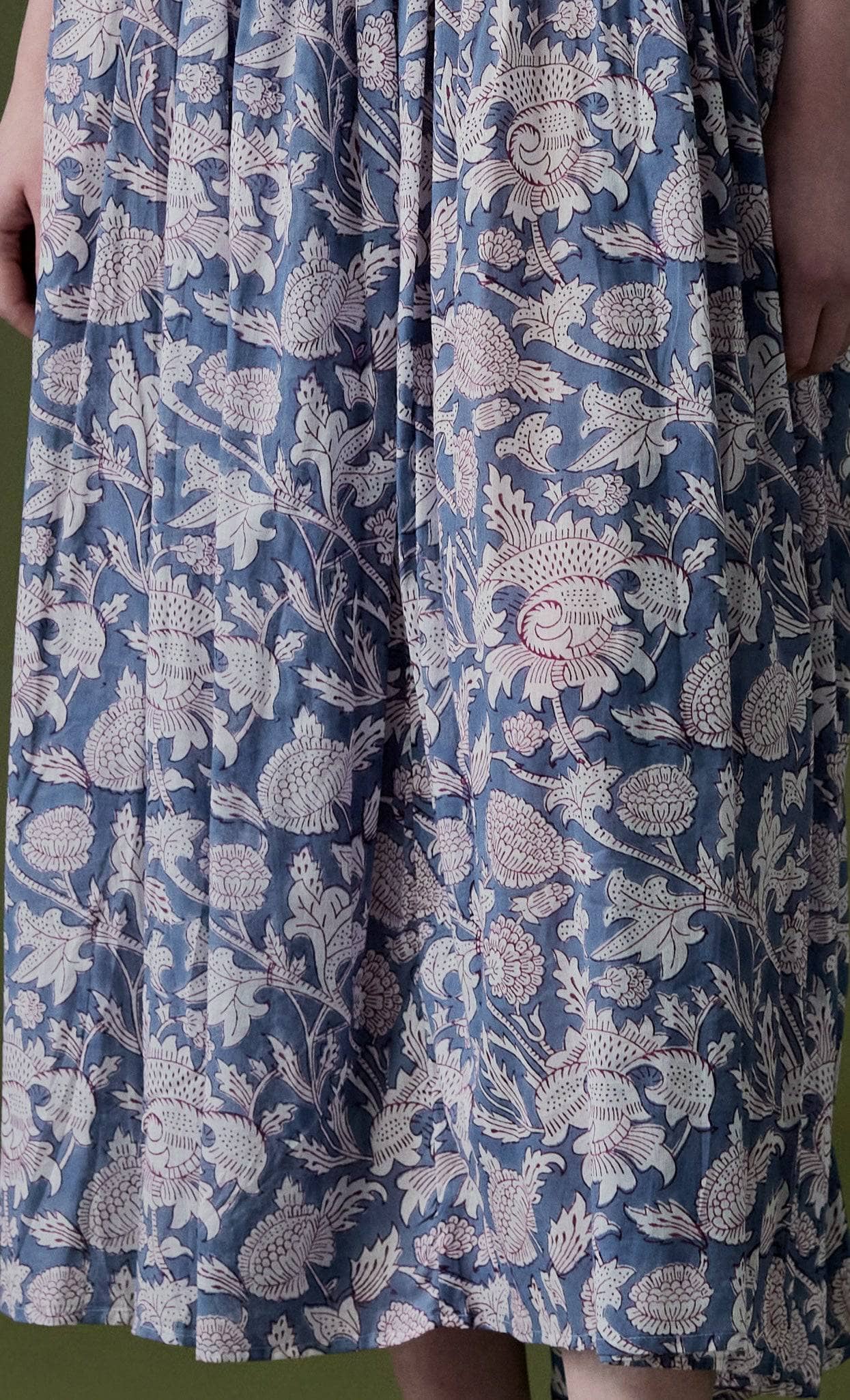 Anuka Long Dress Steel Blue