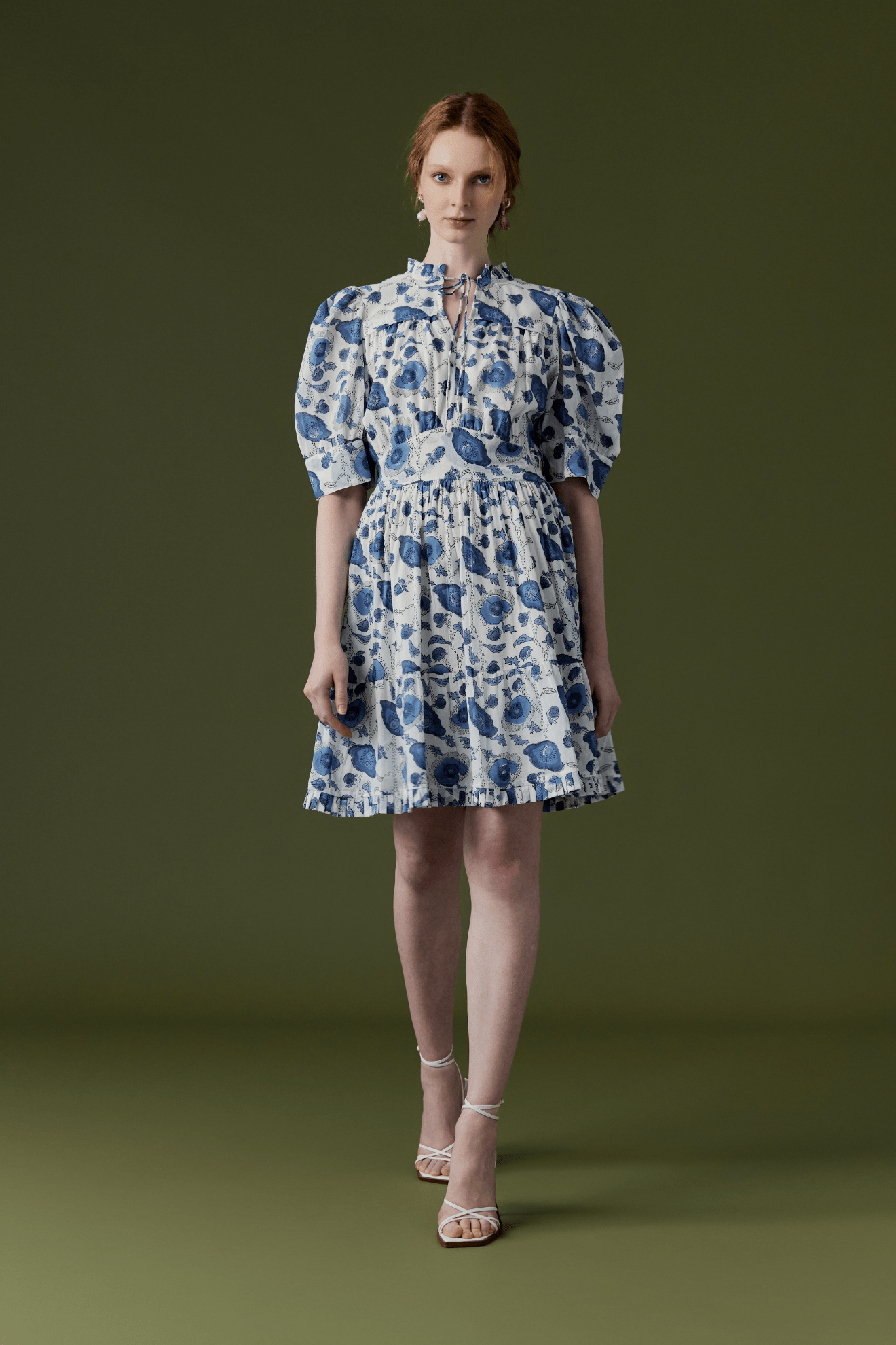 Anuka Floral Dress Blue