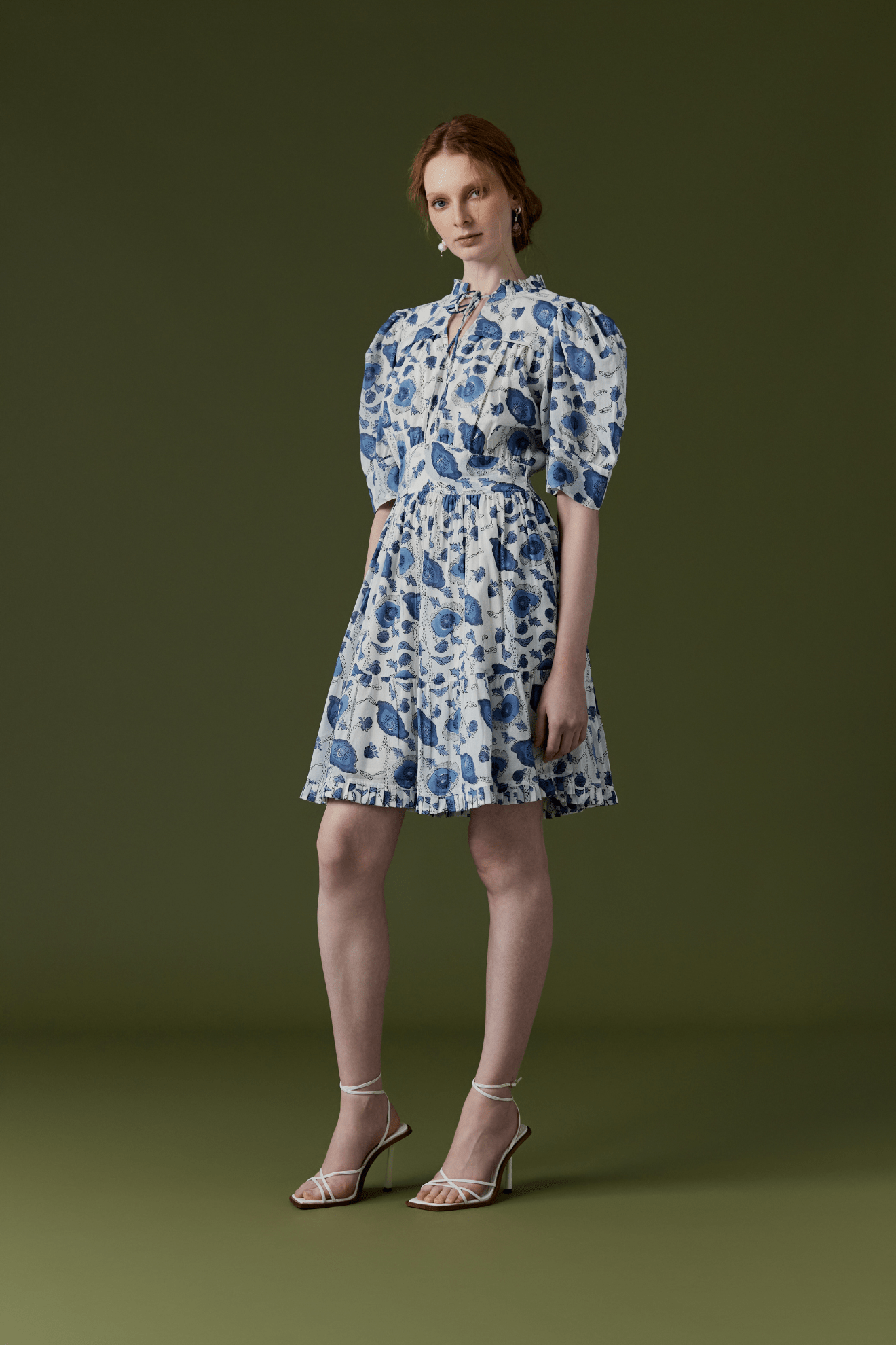 Anuka Floral Dress Blue