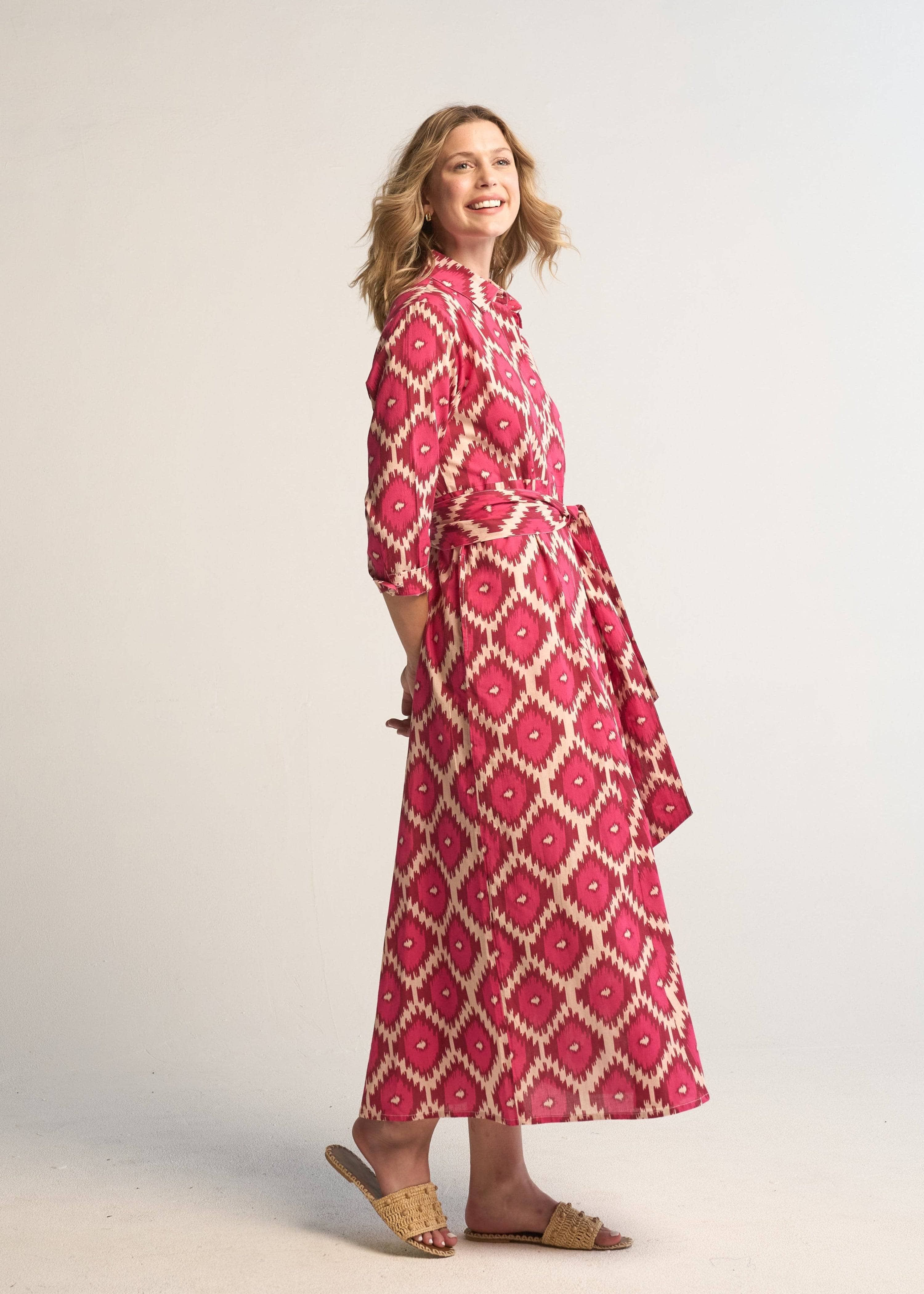Luciana Ikat Multi Pink