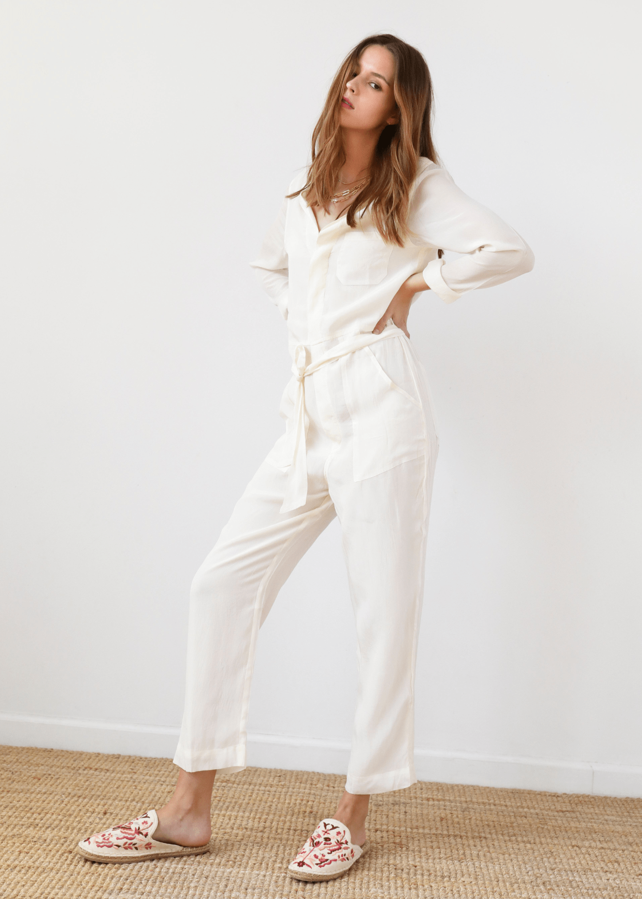Lydia Jumpsuit White