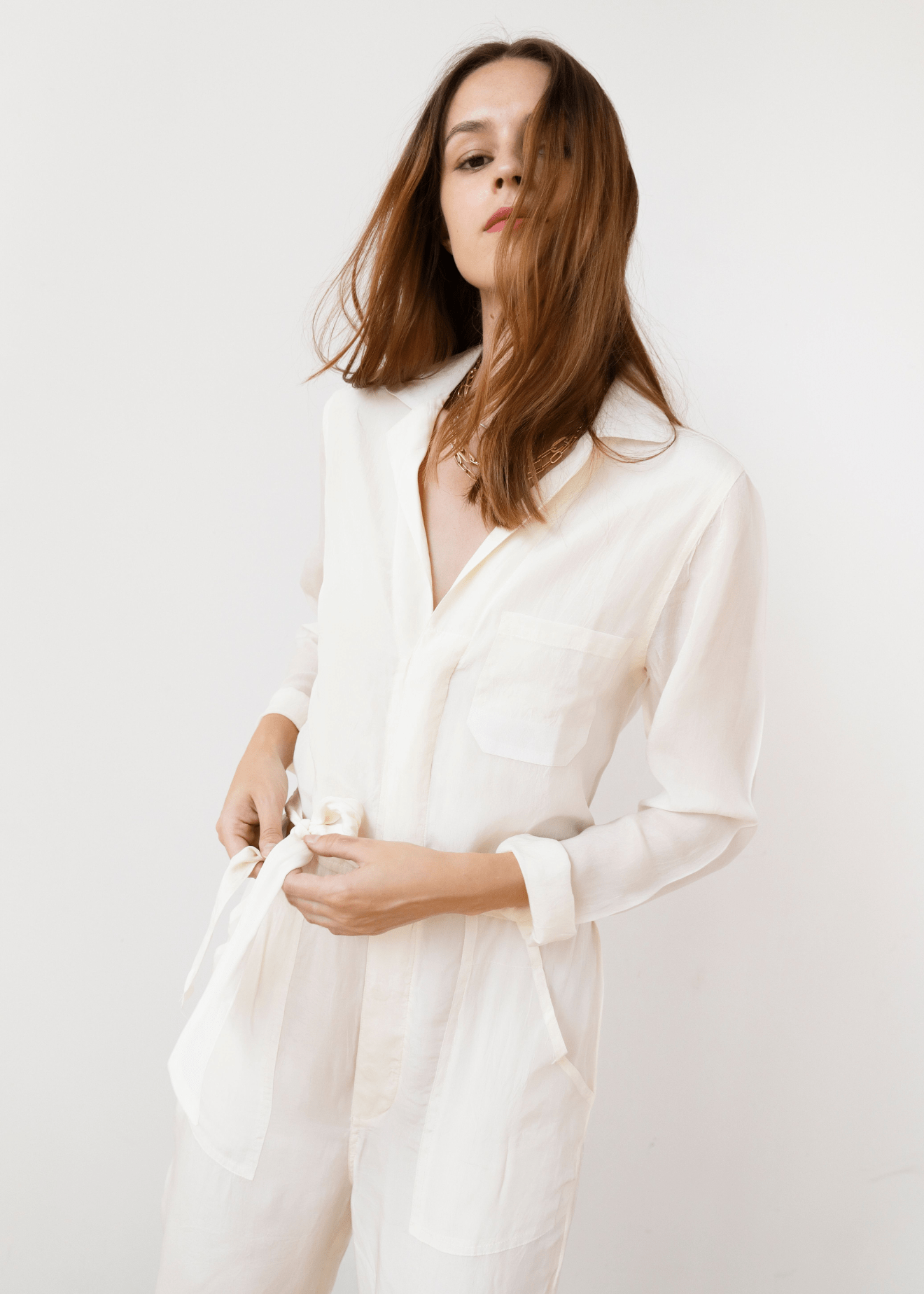 Lydia Jumpsuit White