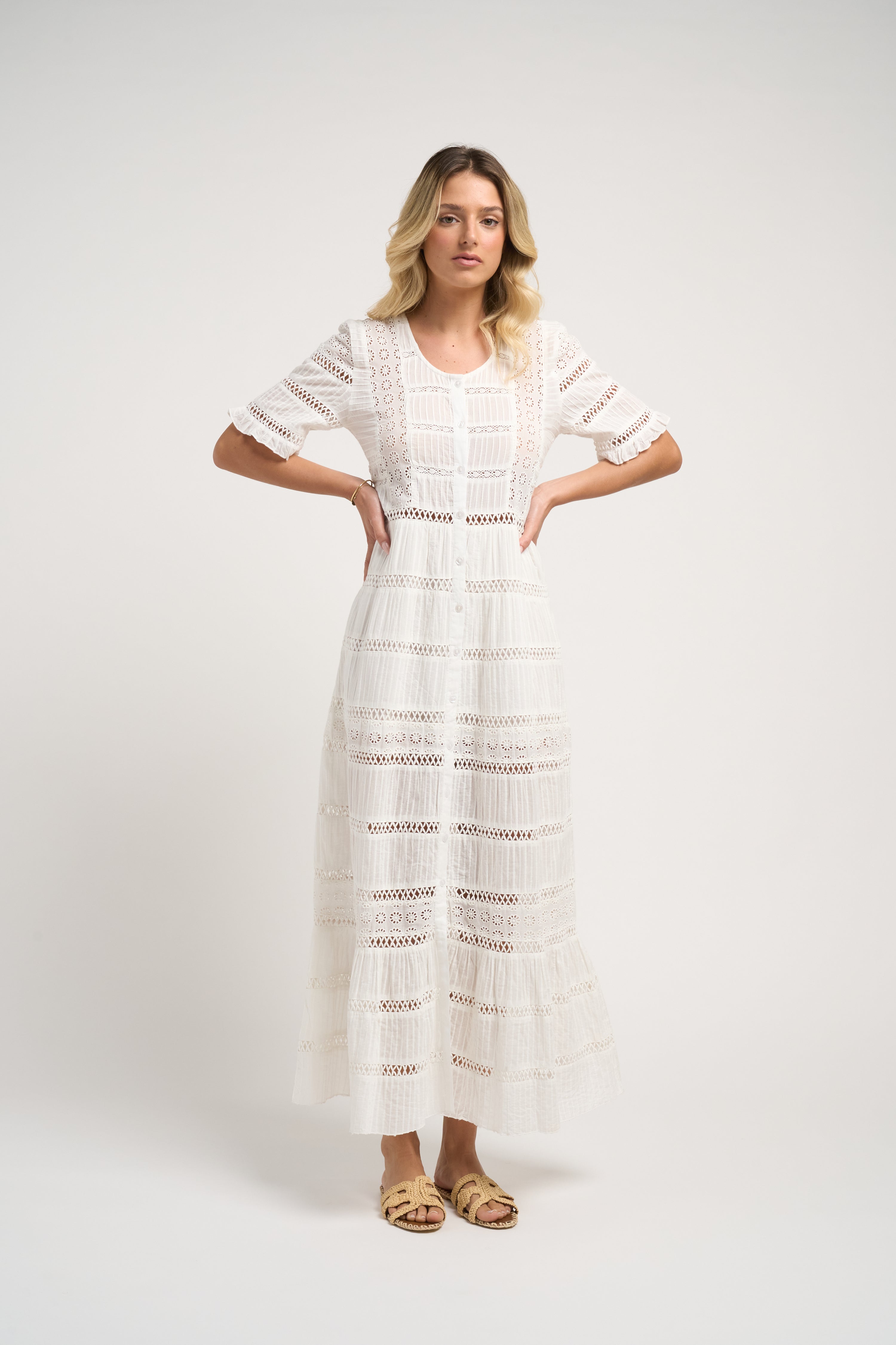 Julieta Dress White