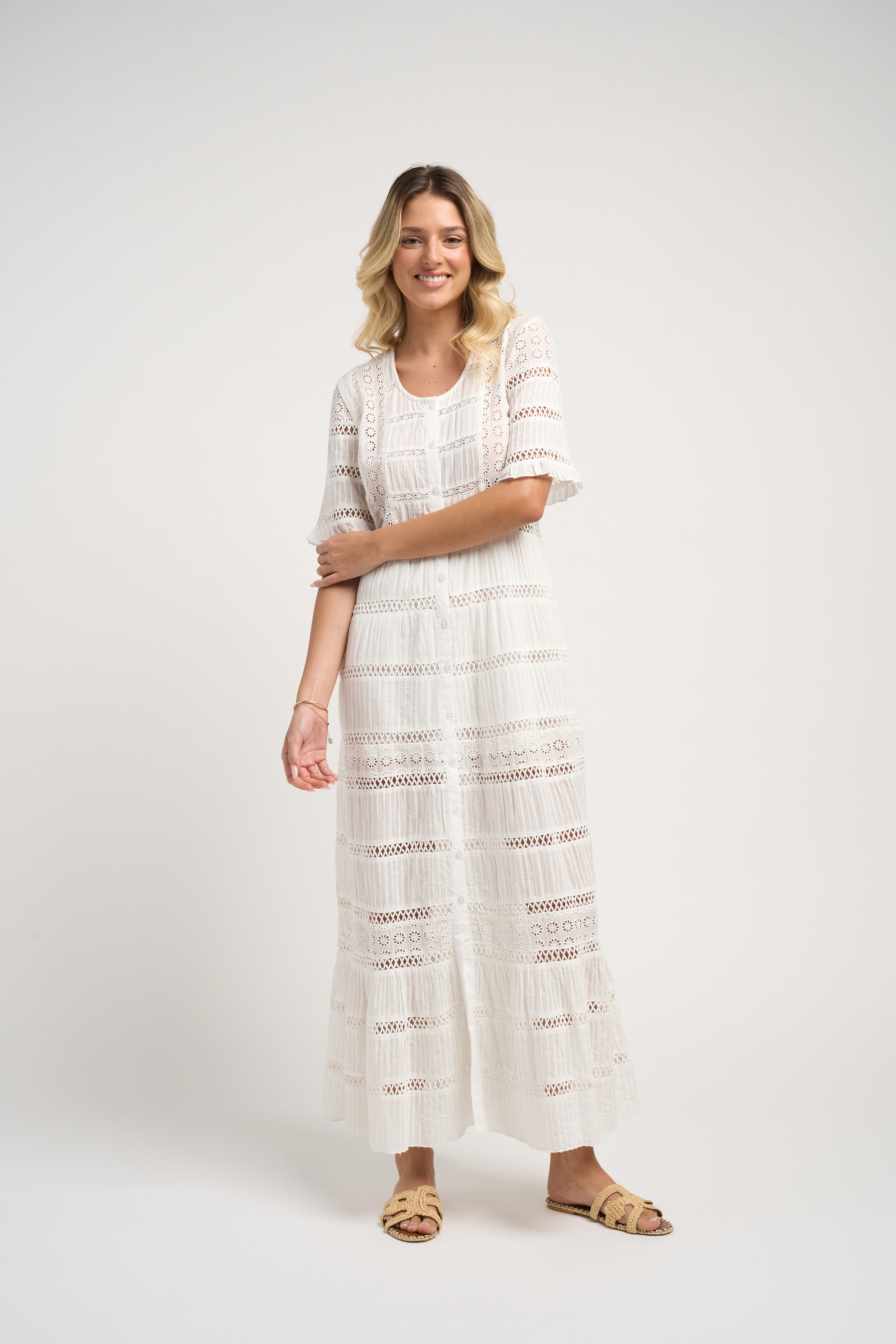 Julieta Dress White