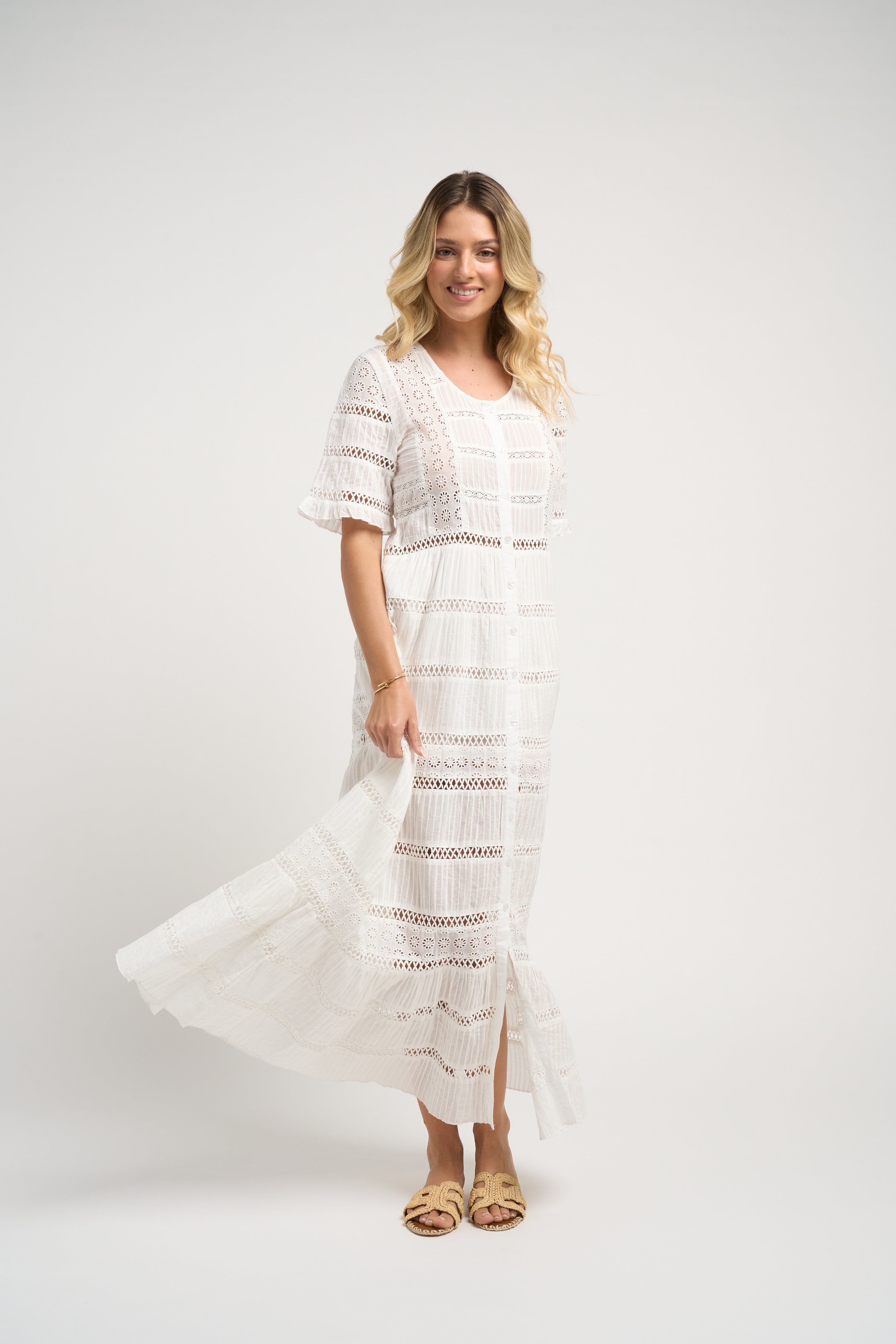 Julieta Dress White