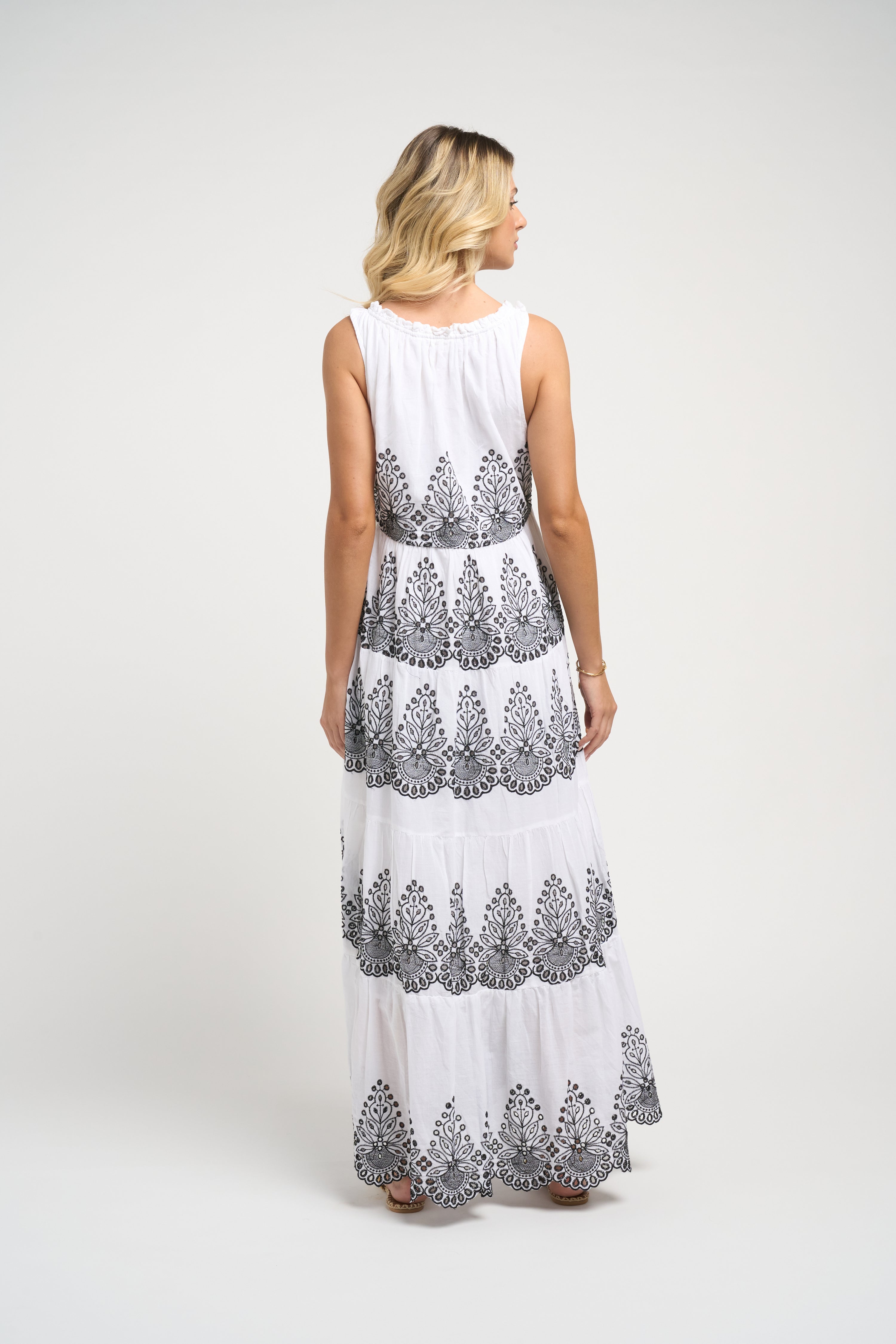 Pegasus Dress Black/White