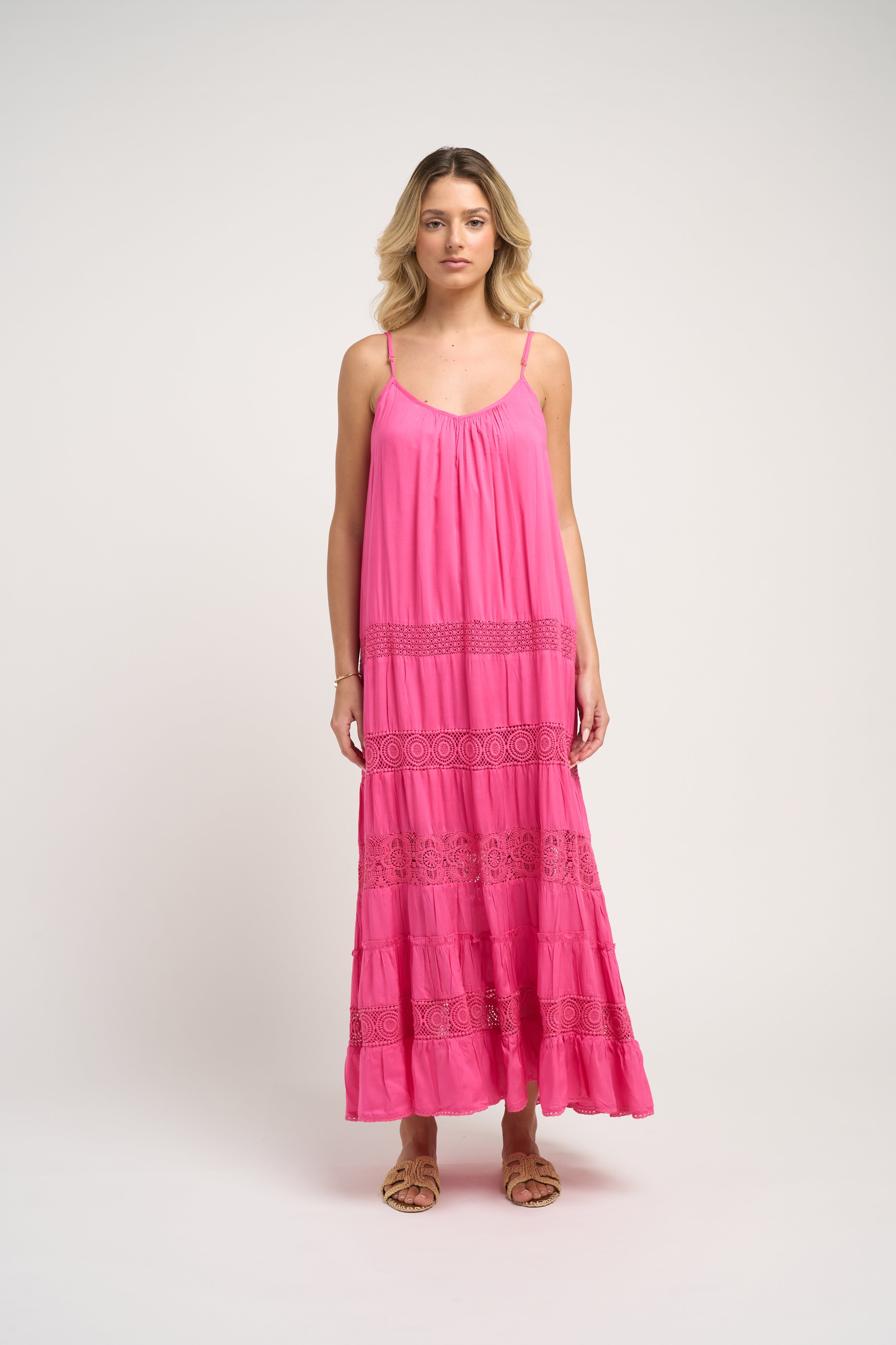 Paola Dress Fuchsia