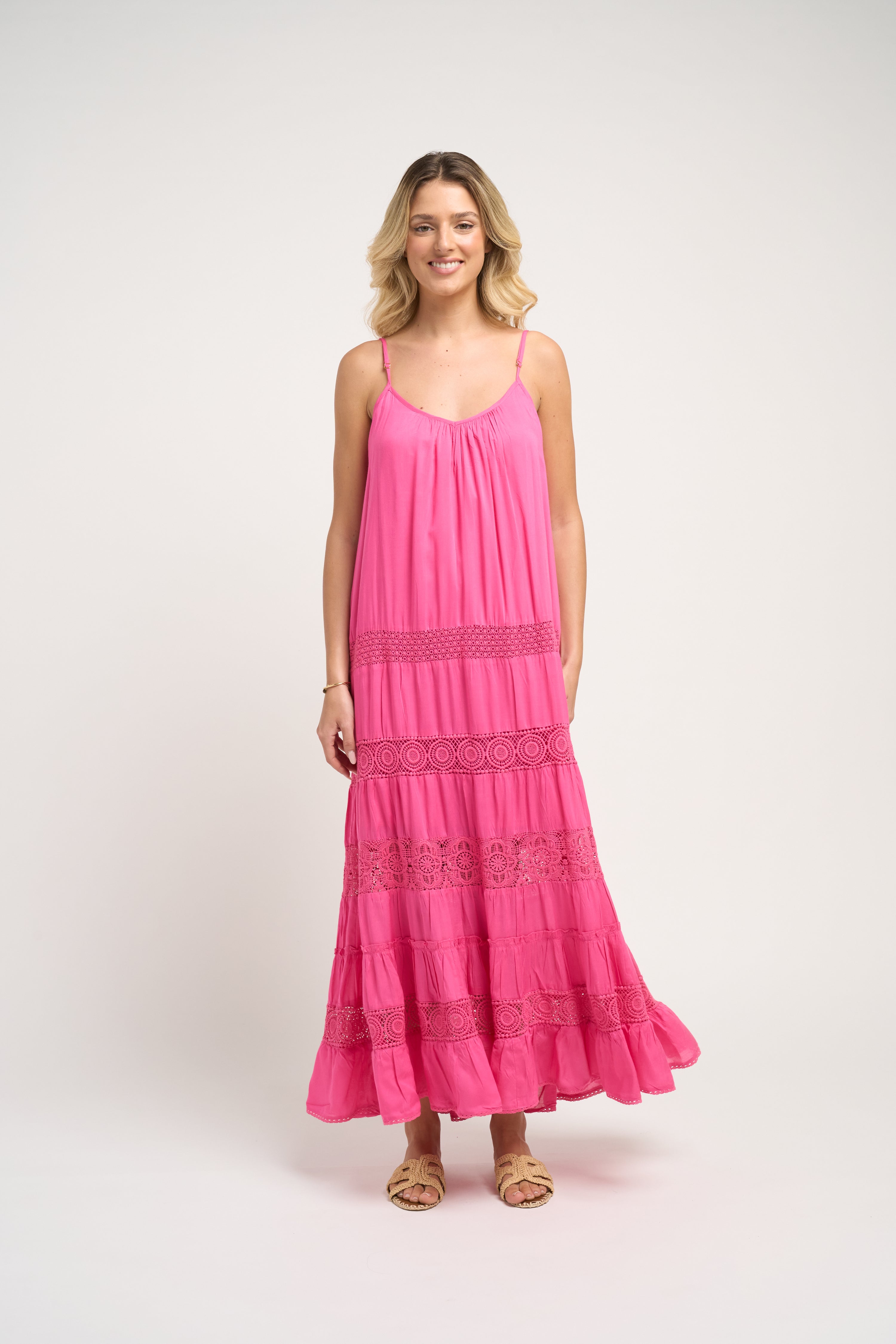 Paola Dress Fuchsia