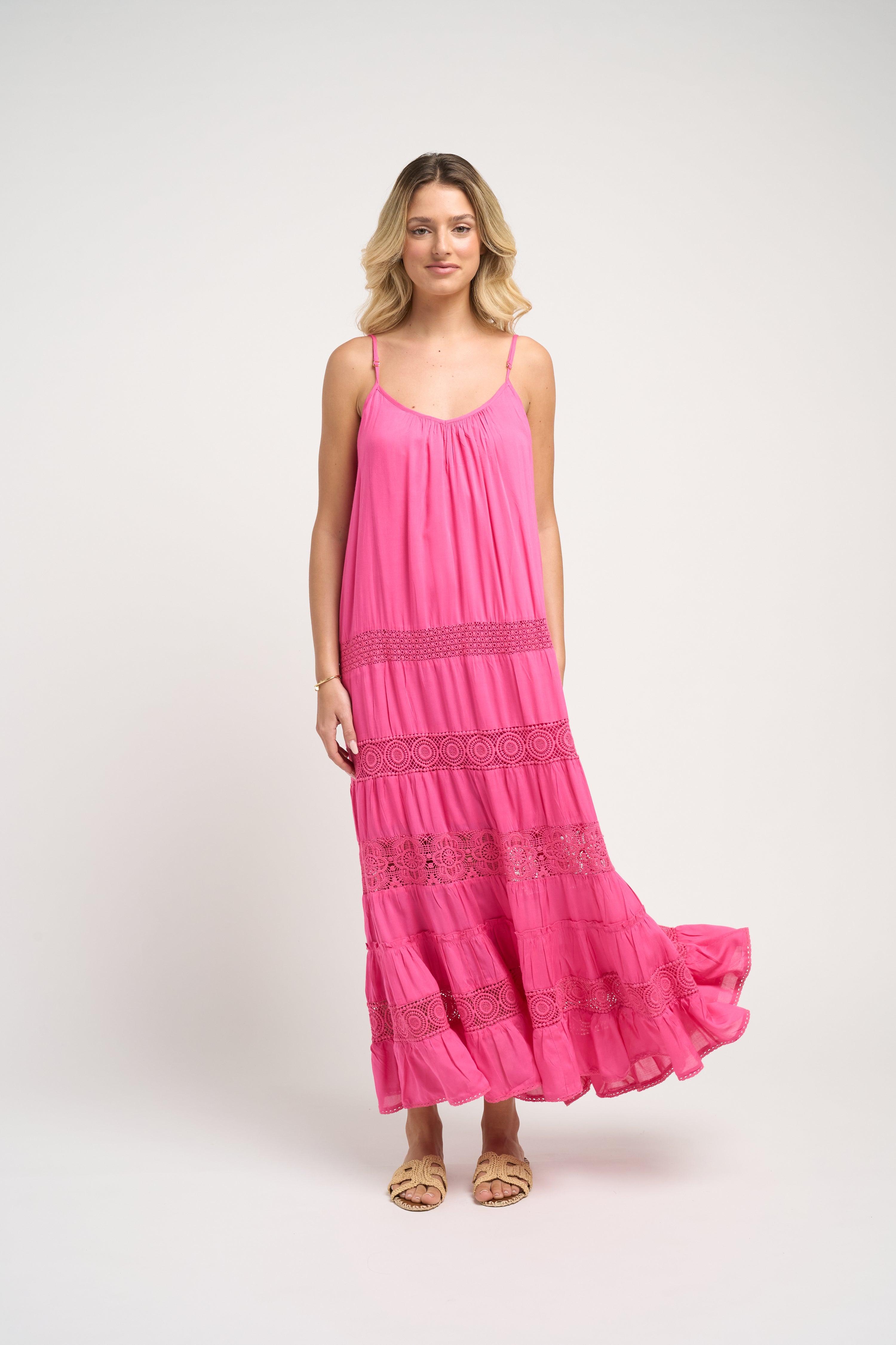 Paola Dress Fuchsia