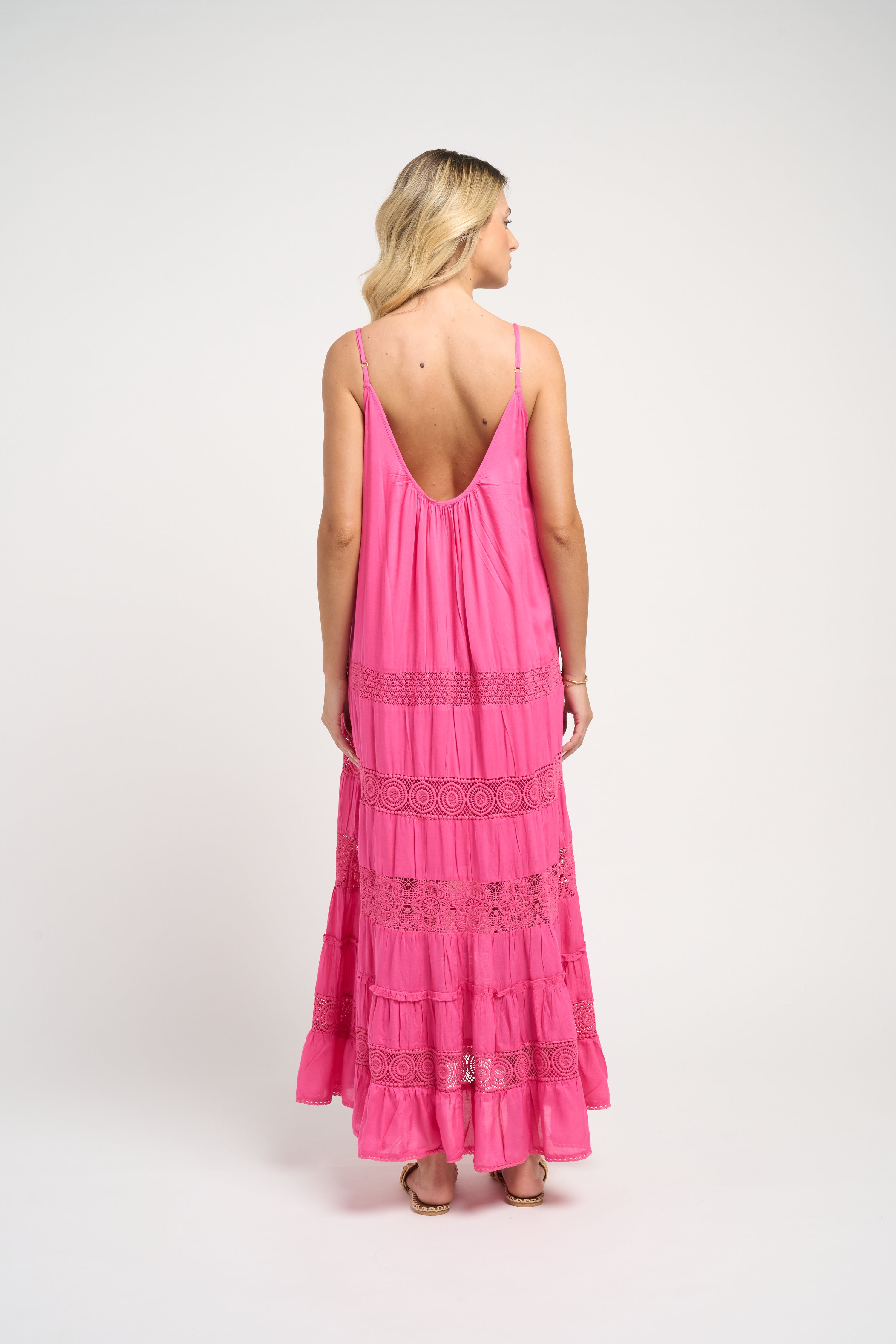 Paola Dress Fuchsia