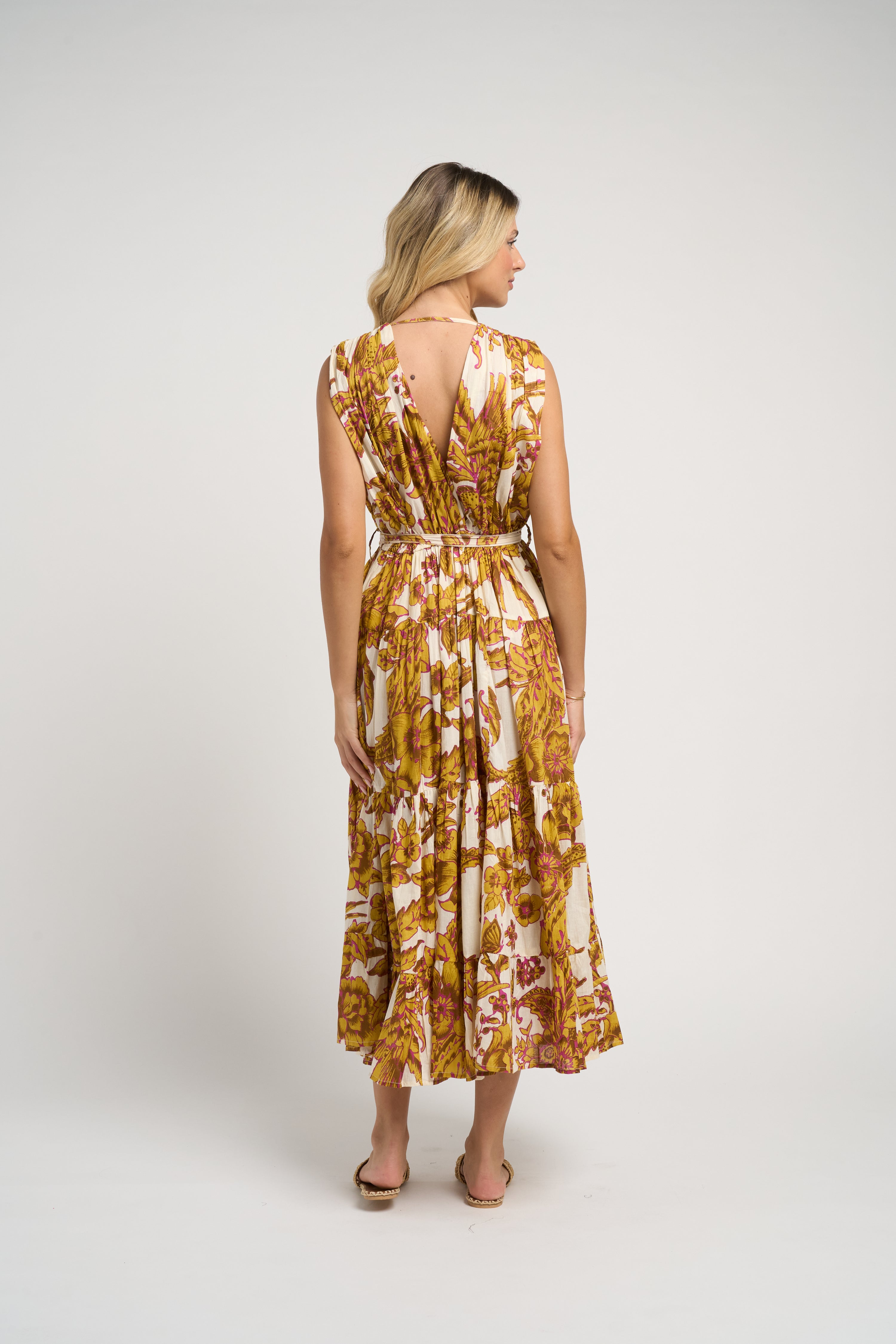 Emilia Dress Off Mustard