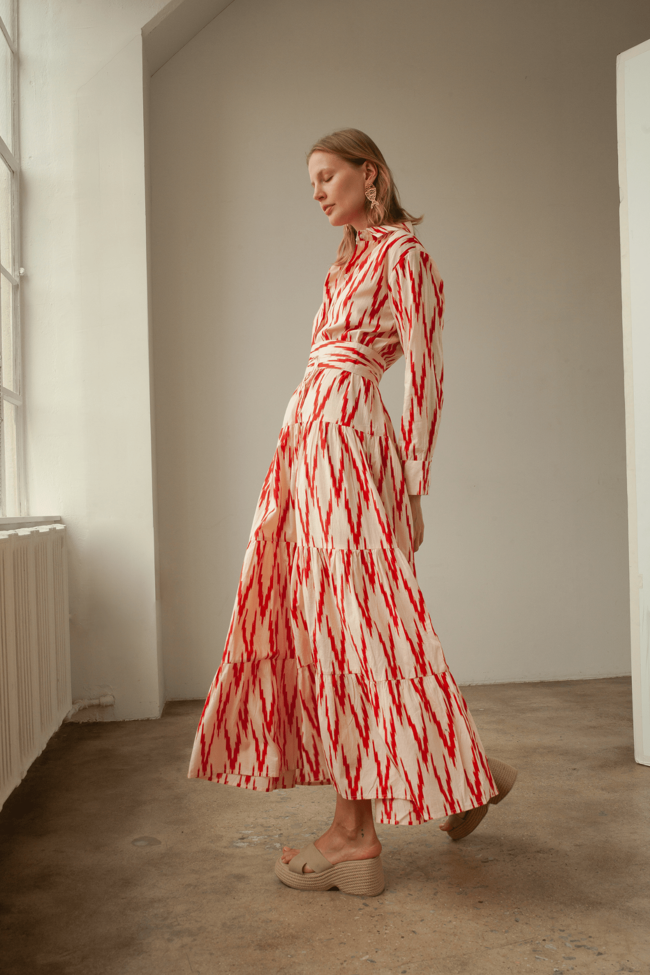 ikat print dress design Ikkat Dress Ikat Long Dress Designs Pure Cotton High Low Ikat Dress Boho Chic For Every