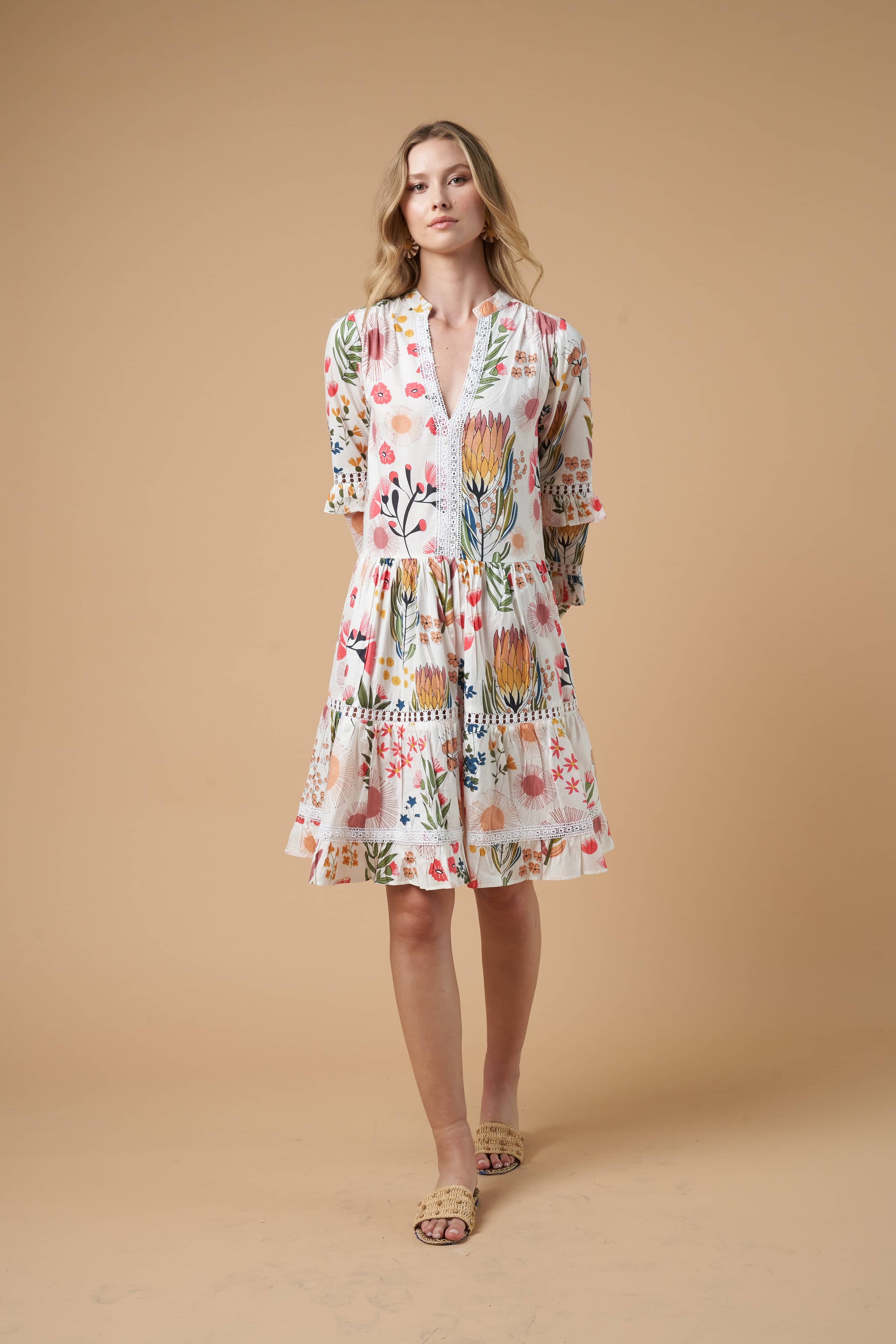 Lily Short Dress-Guadalupe Design