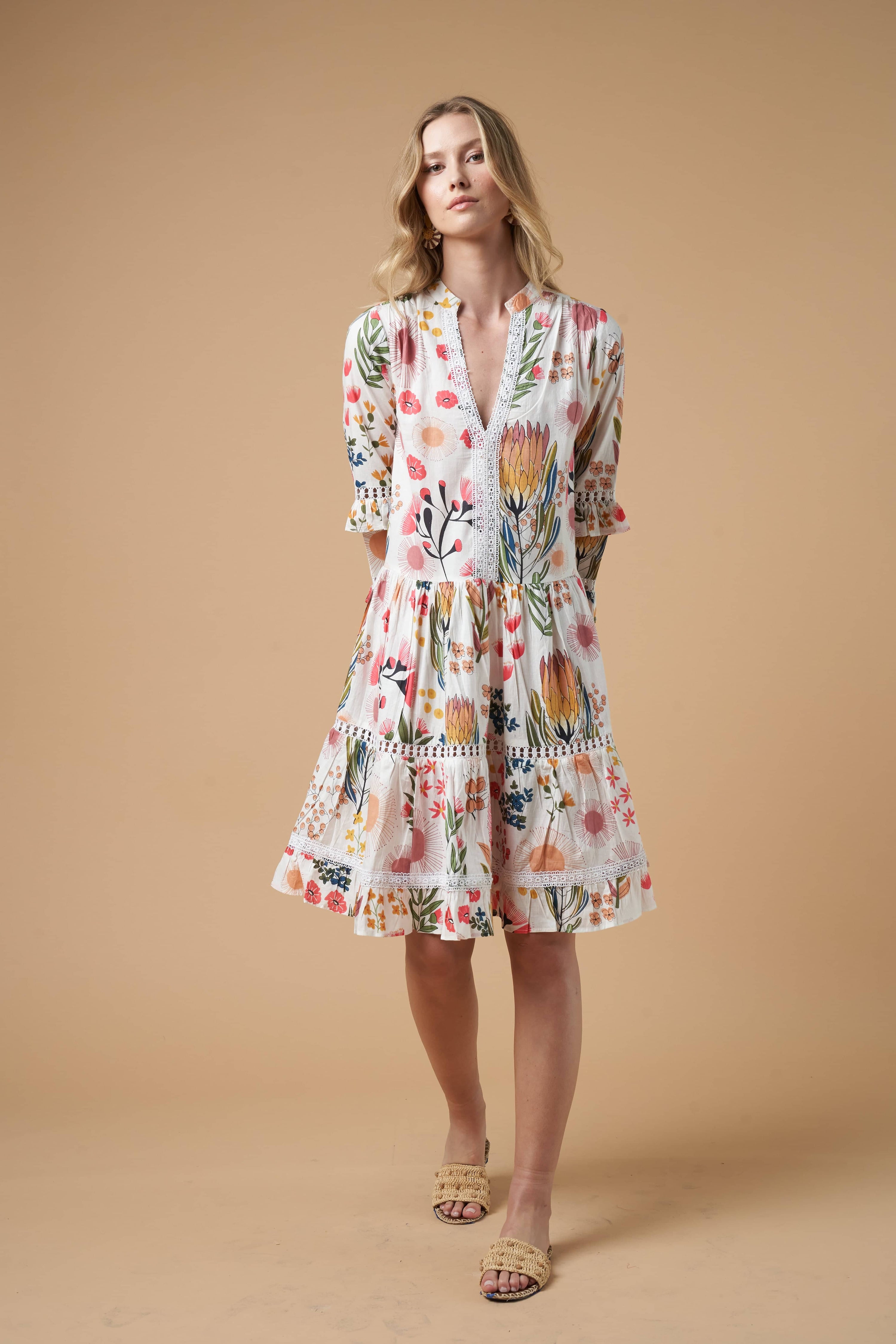 Lily Short Dress-Guadalupe Design