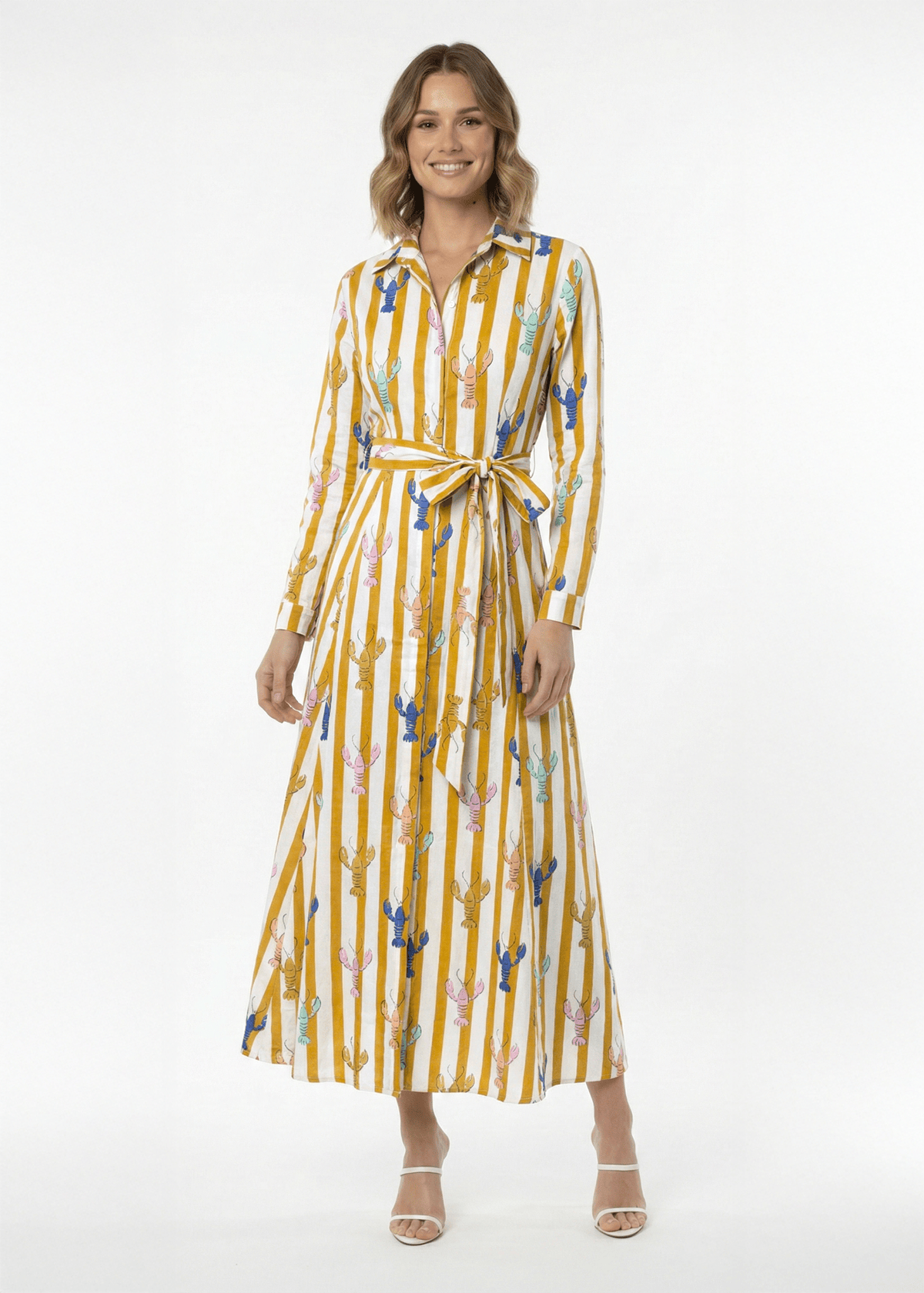Luciana Lobster Dress Red