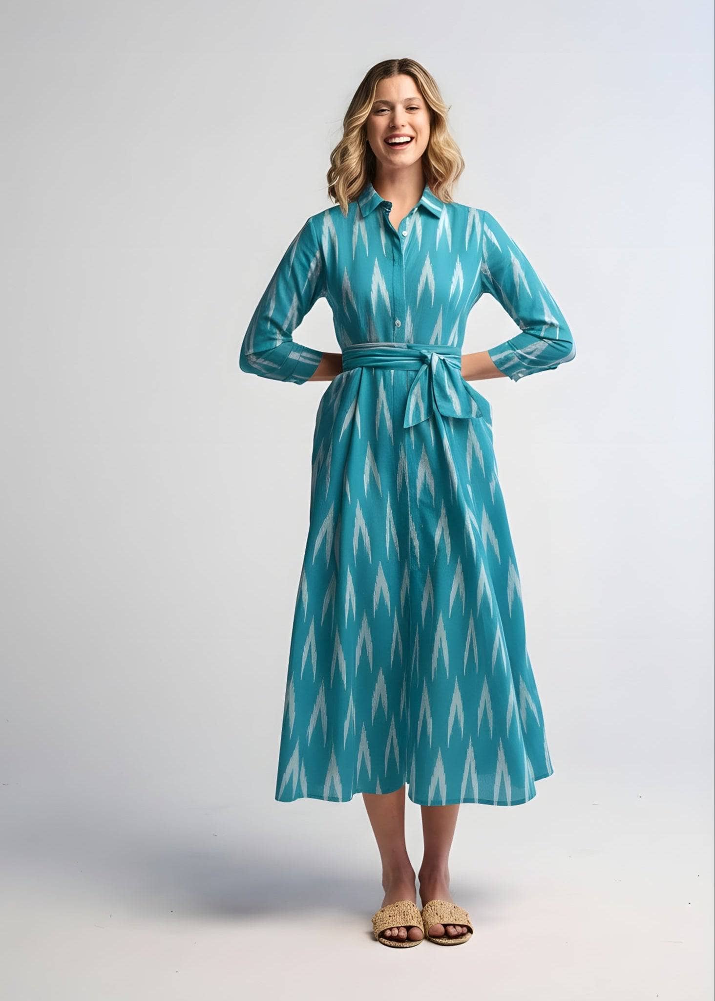 Luciana Ikat Dress
