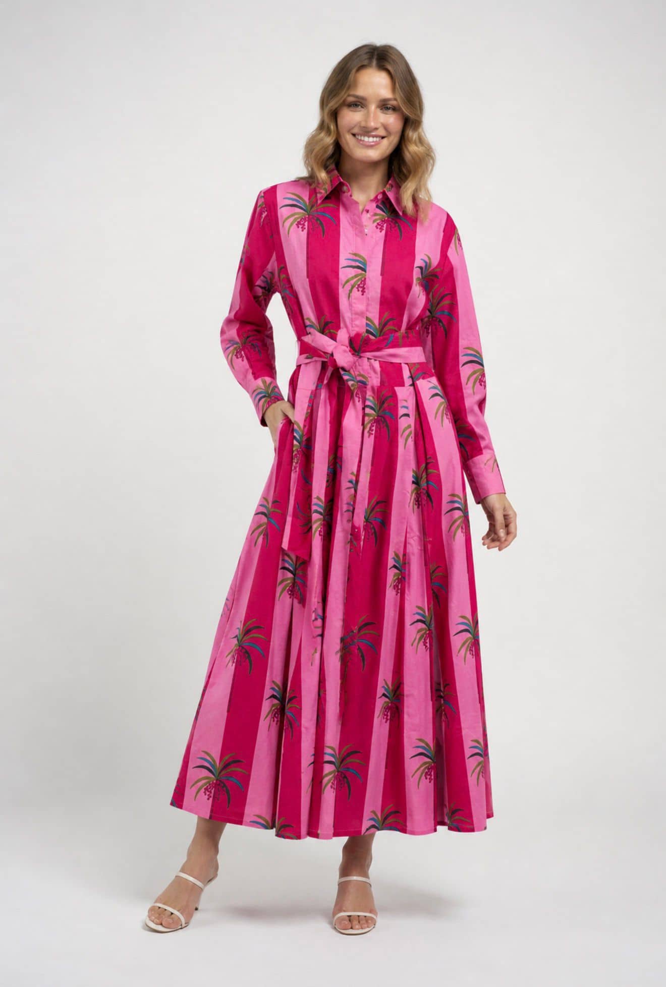 Luciana Palm Dress