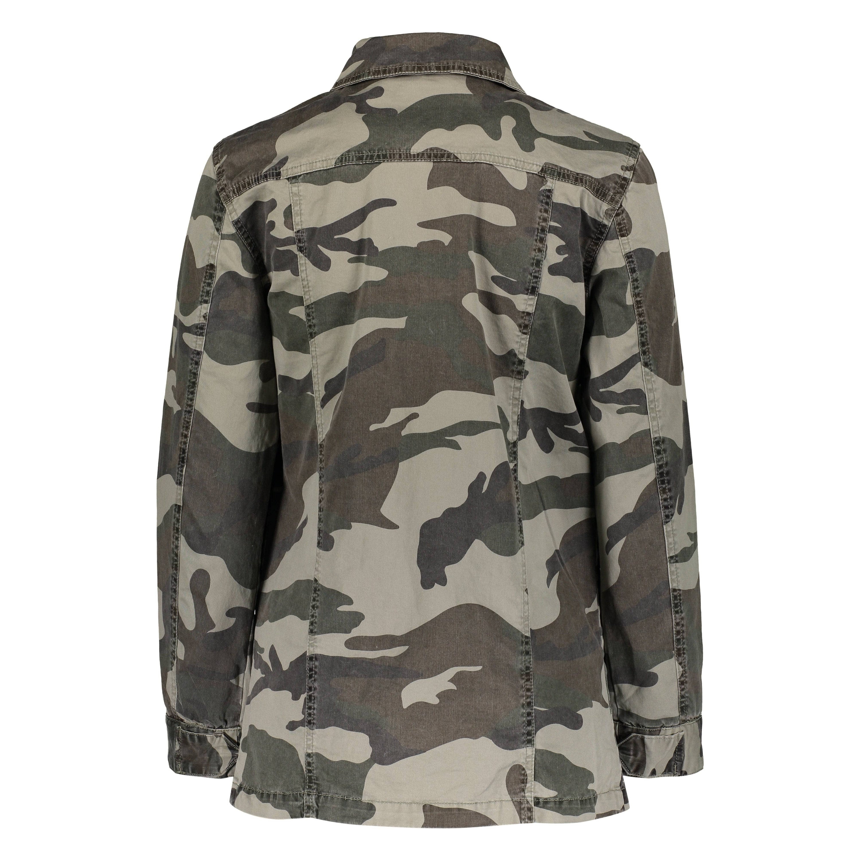 Bomber Jacket Camo Green