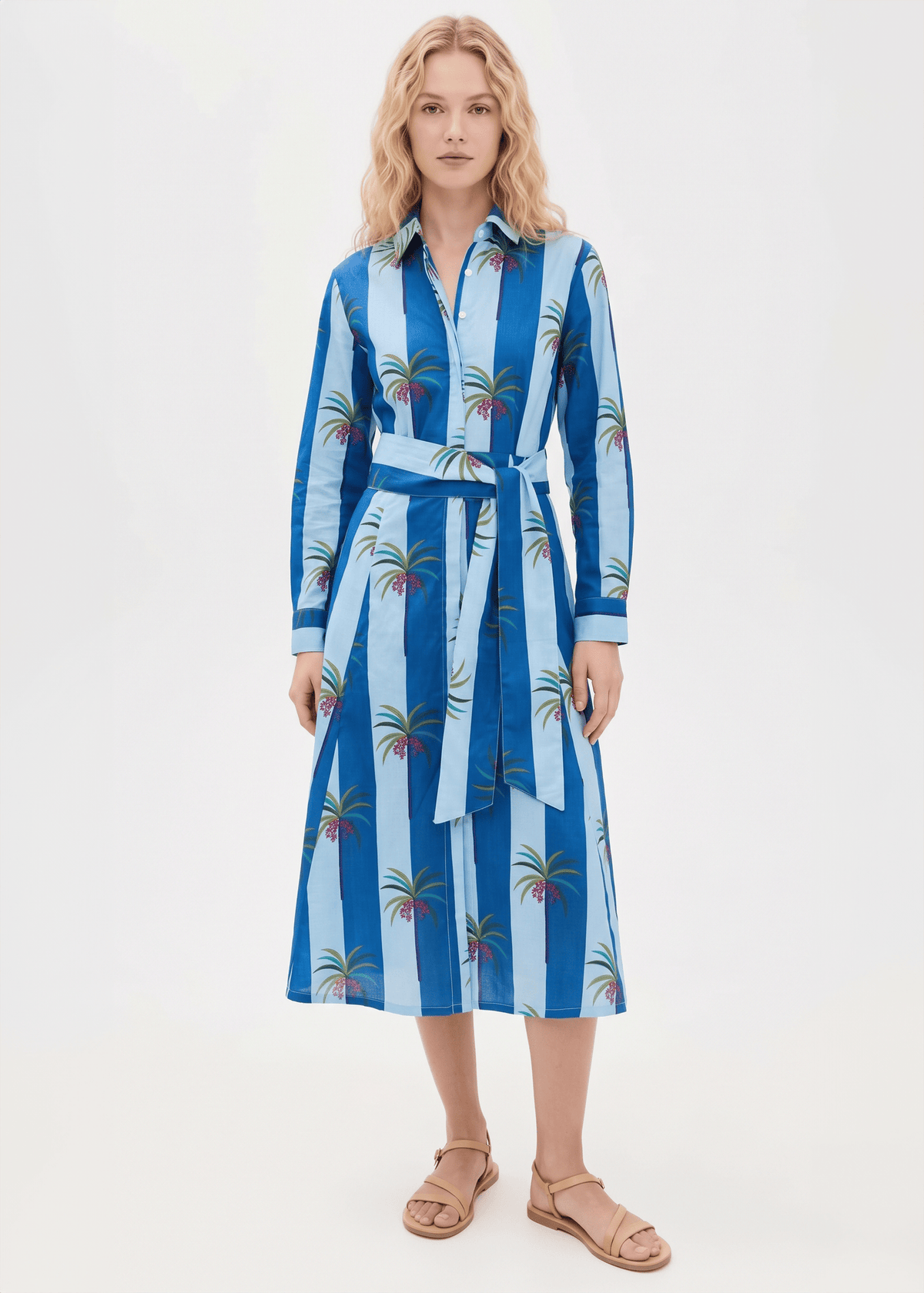 Luciana Palm Dress