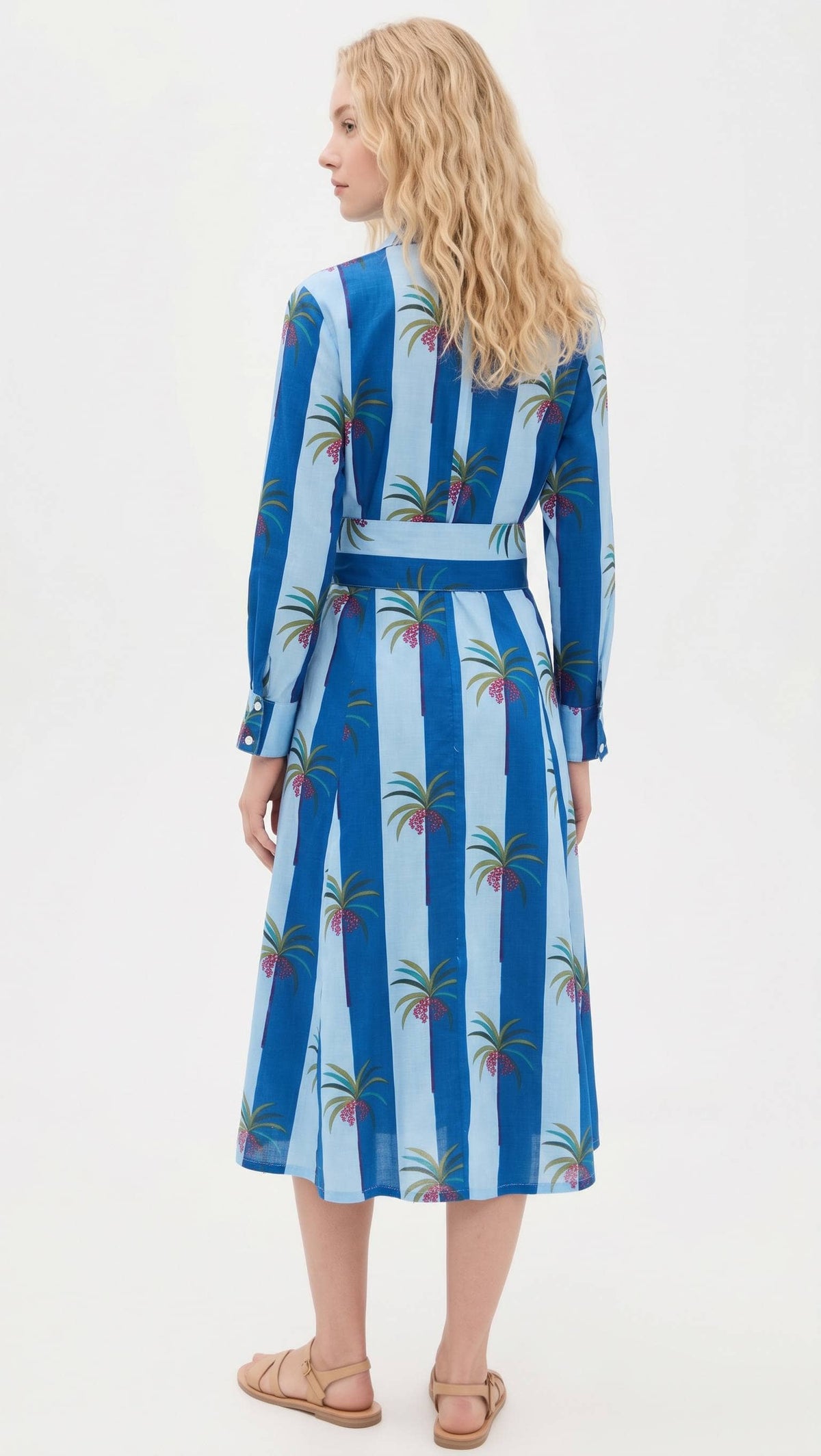 Luciana Palm Dress