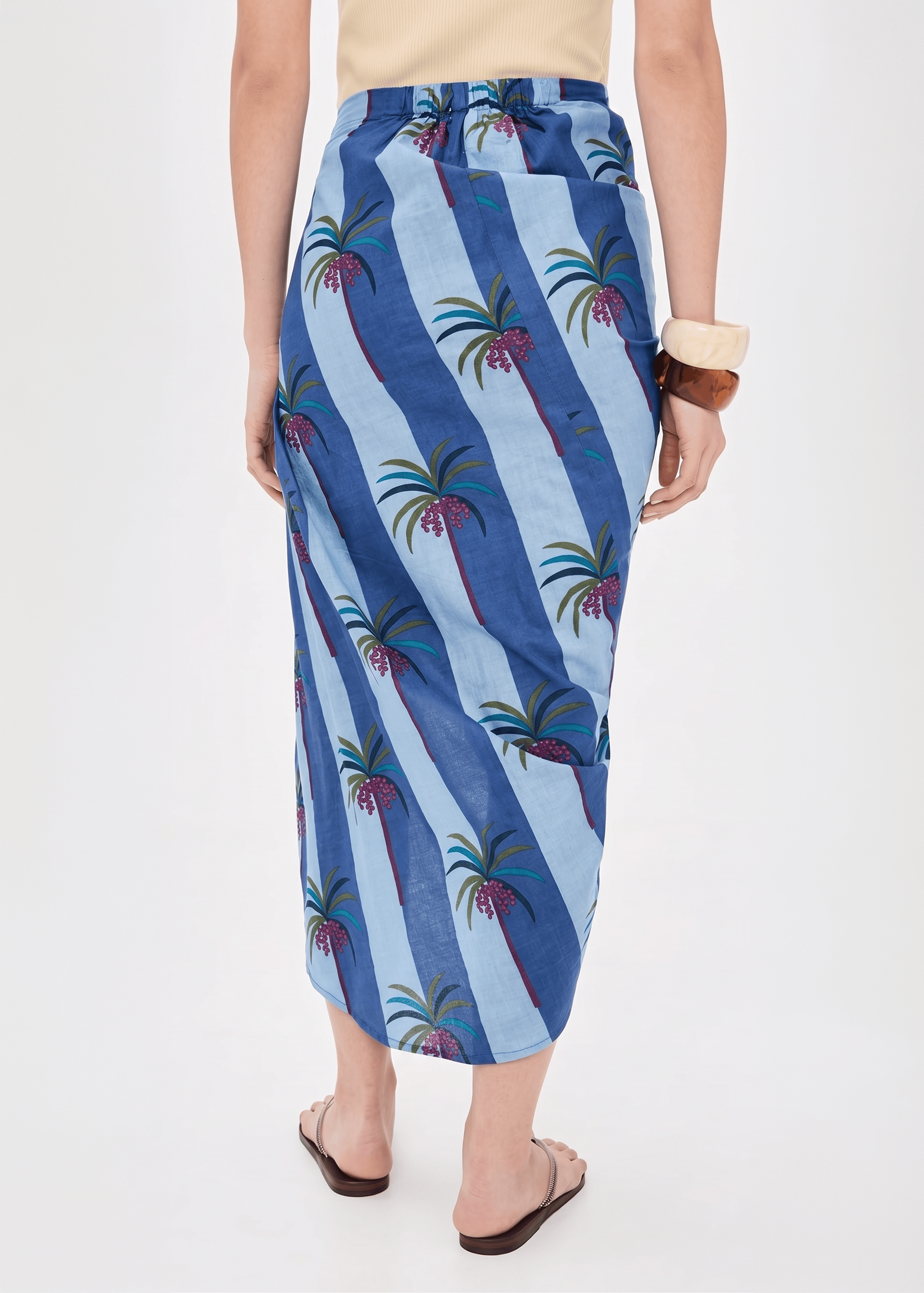 Luciana Palm Pareo Skirts
