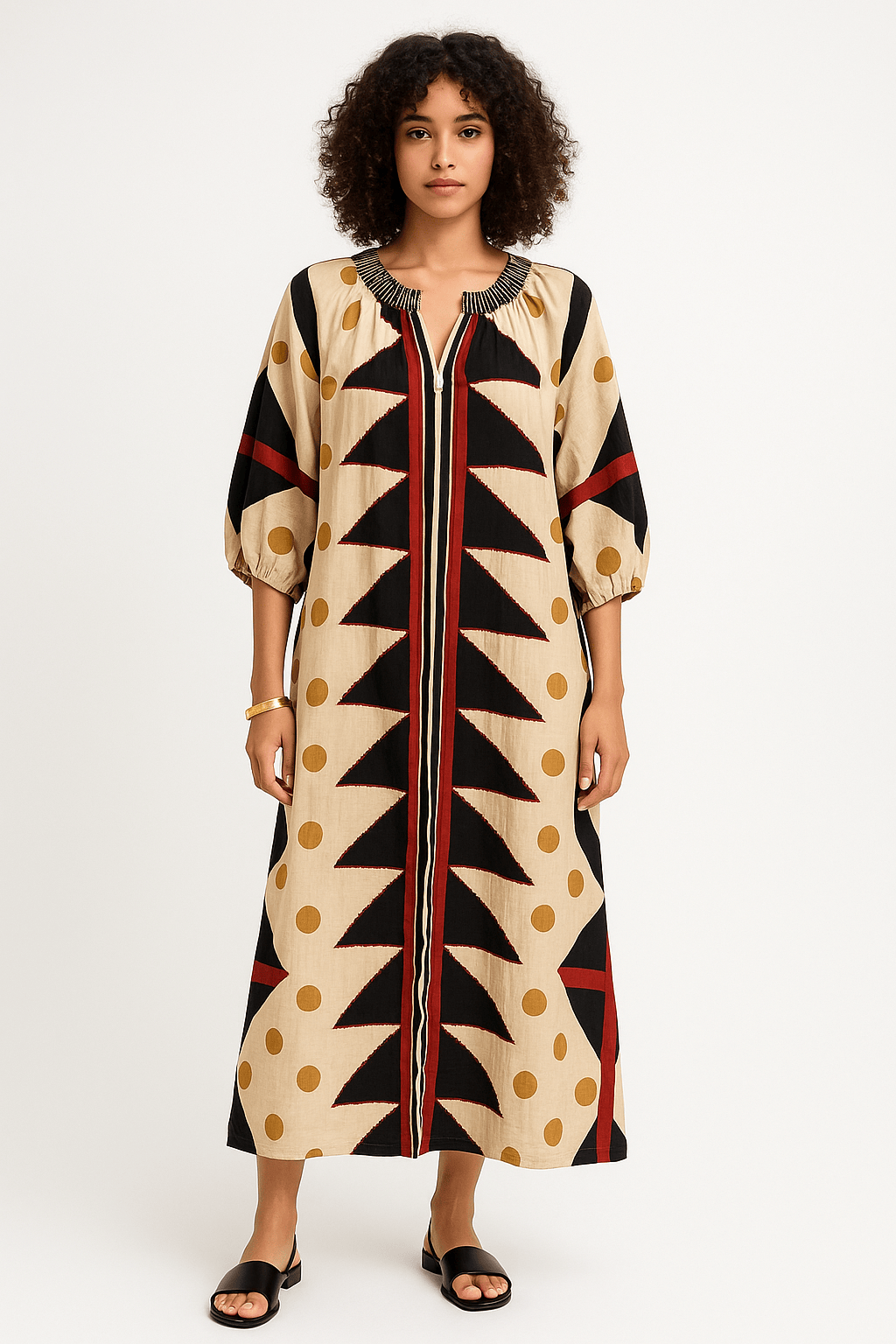 Sabana Kaftan Black