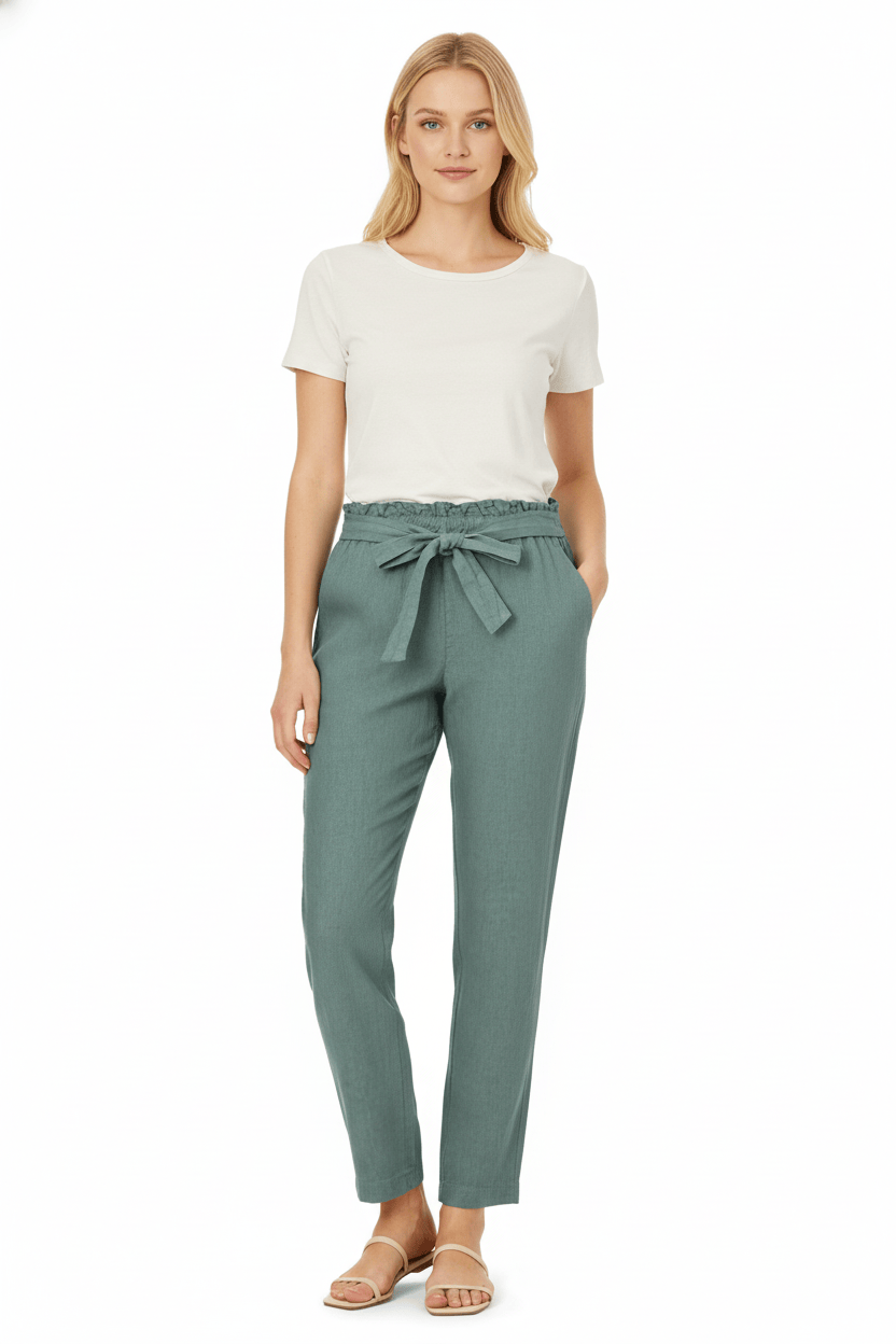 VENUS LINEN PANTS MINT