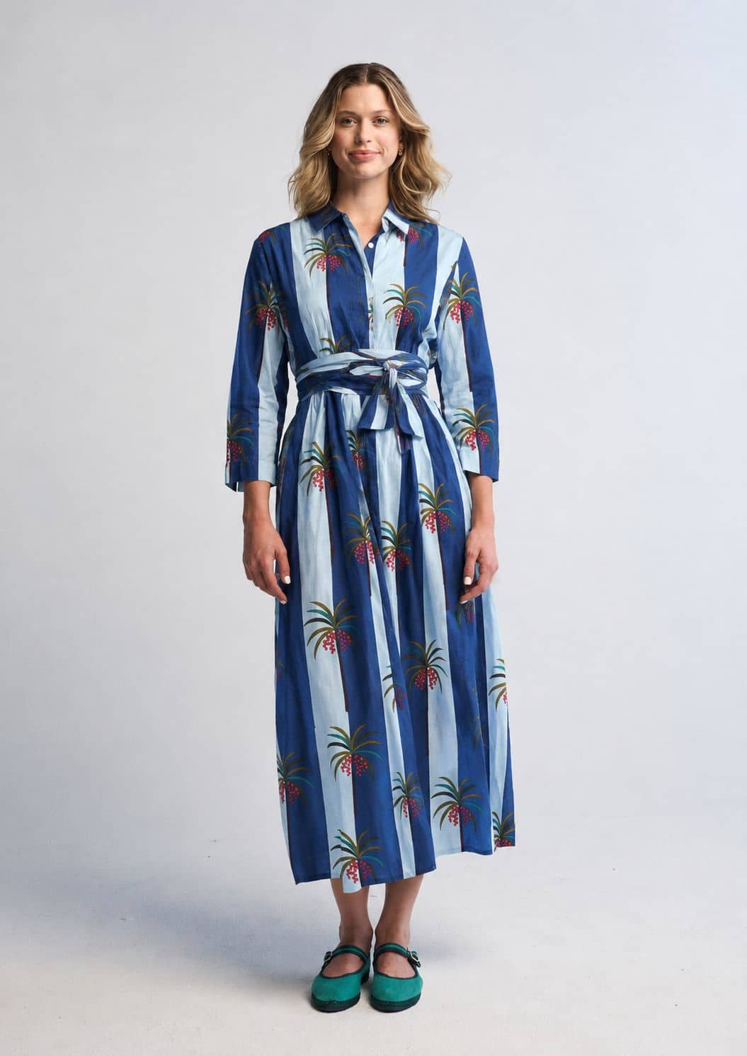 Luciana Palm Dress