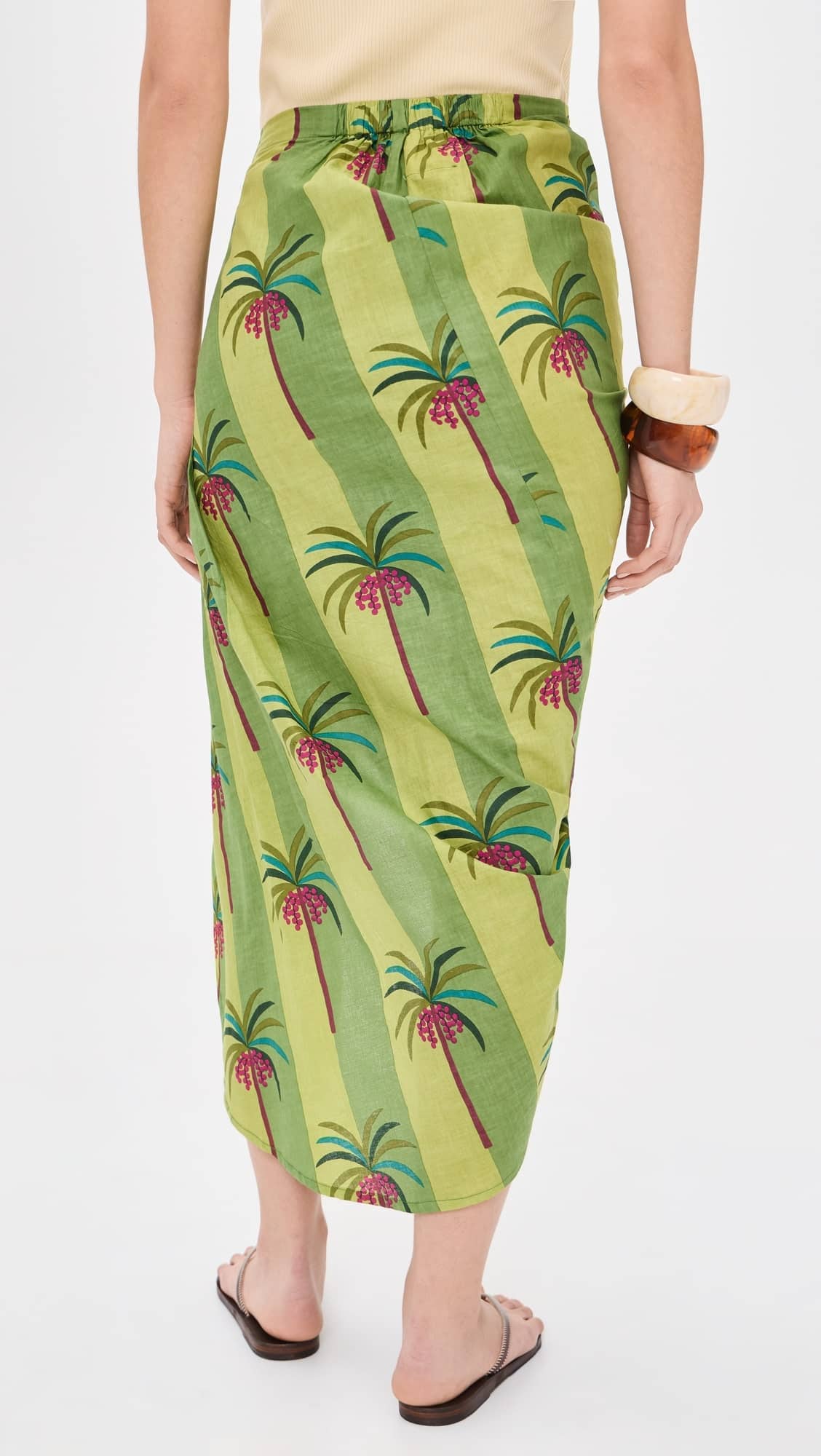 Luciana Palm Pareo Skirts