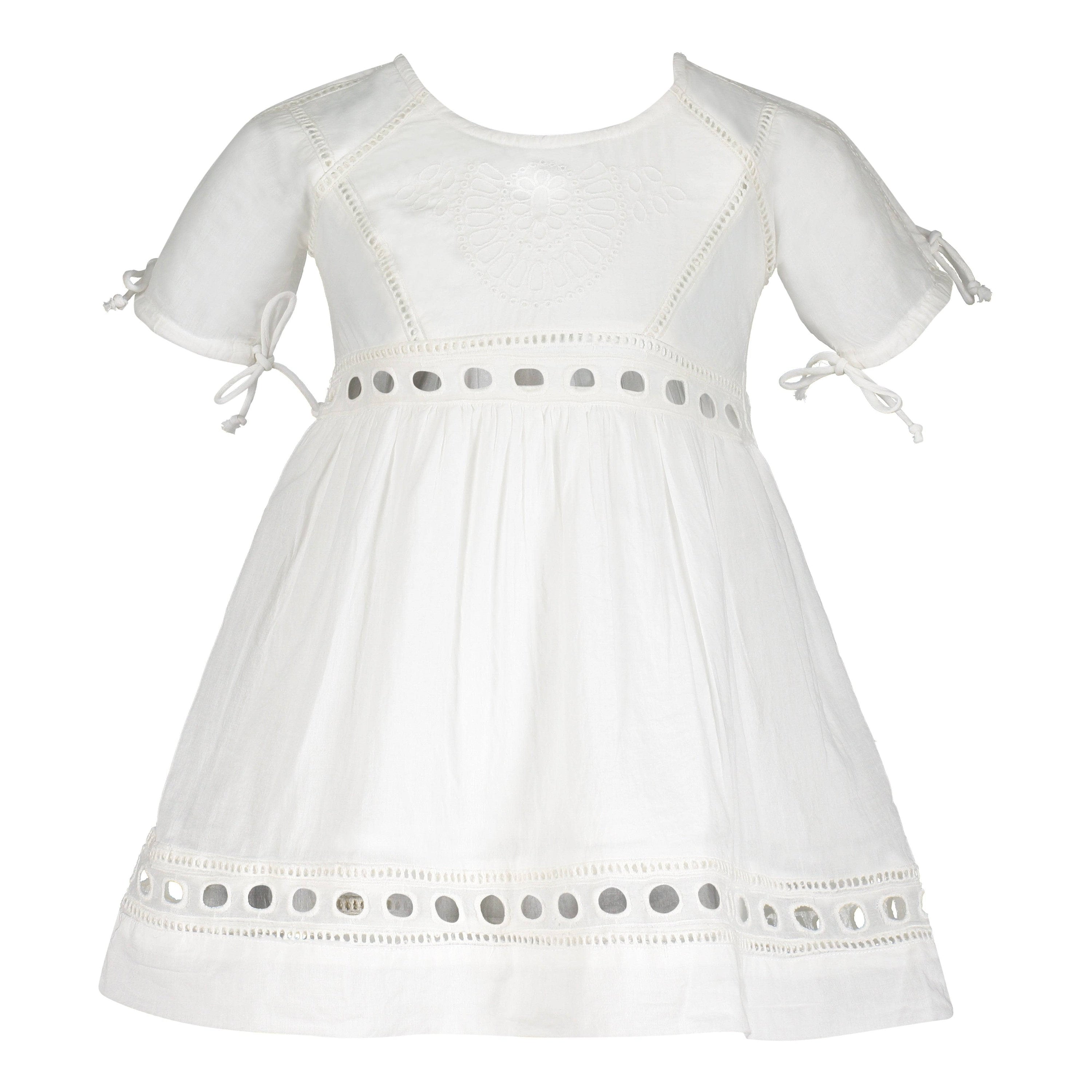 ZARINA EYELET DRESS