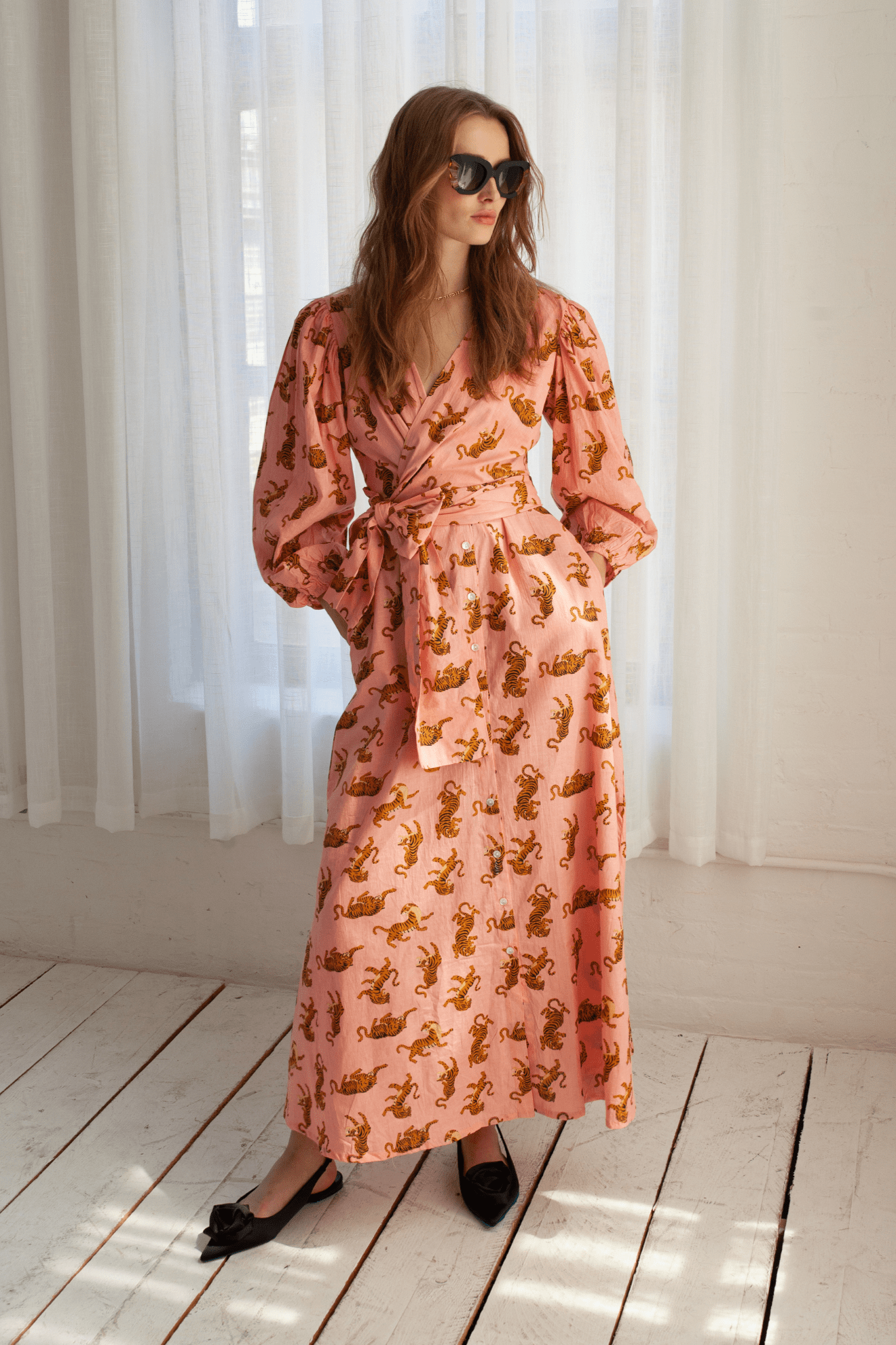 tiger print dress design Fair Verona in Tiger Print 2X