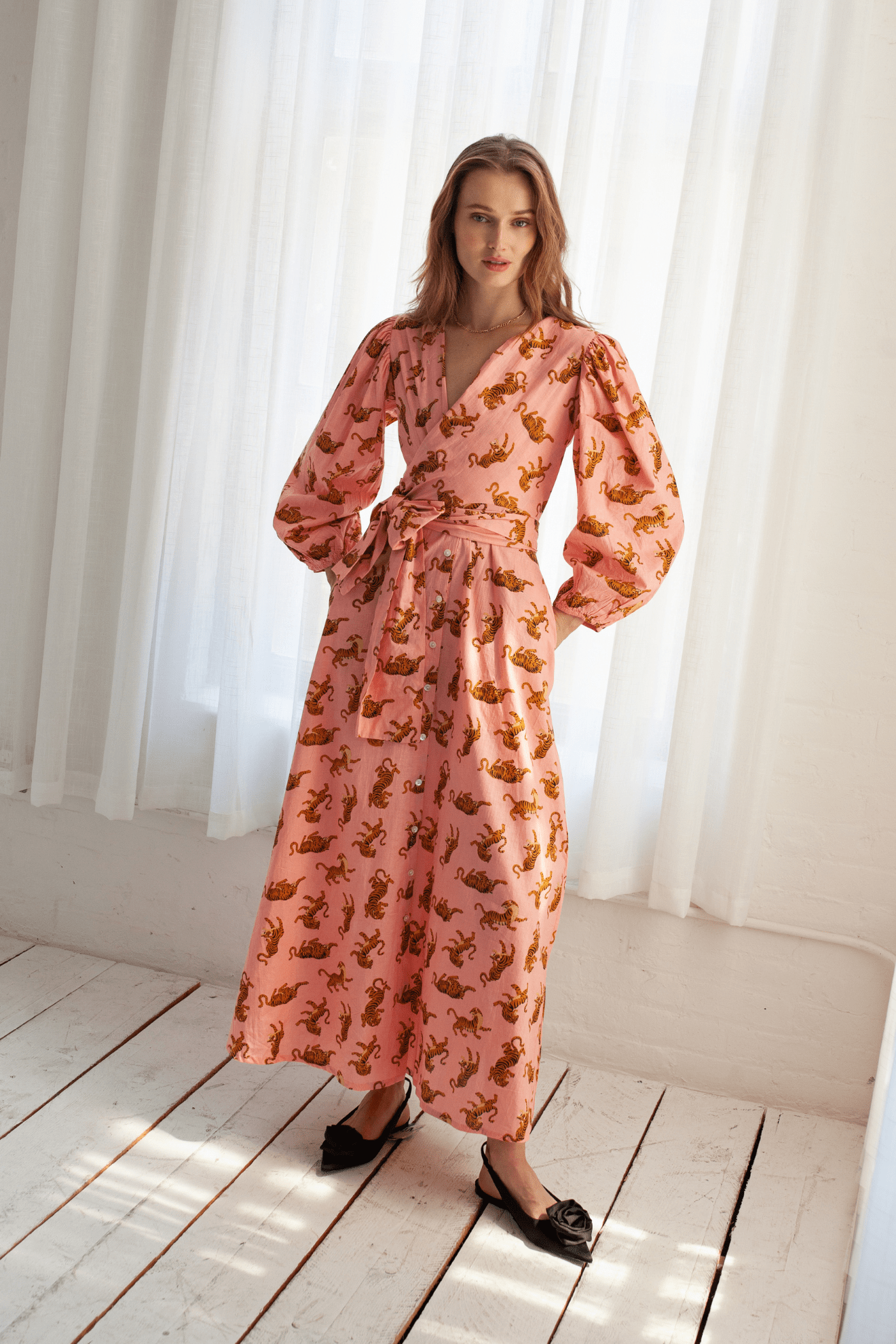 tiger print long dress Summer Dresses for Women 2025 Elegant Classy Tiger Stripe Mesh Patchwork High Slit Tube Top Long Maxi Dresses (Brown, S) at Amazon Women's Clothing store
