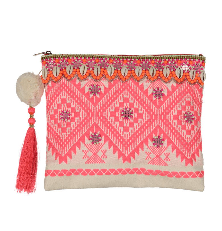 Ekua Shell Clutch-Guadalupe Design
