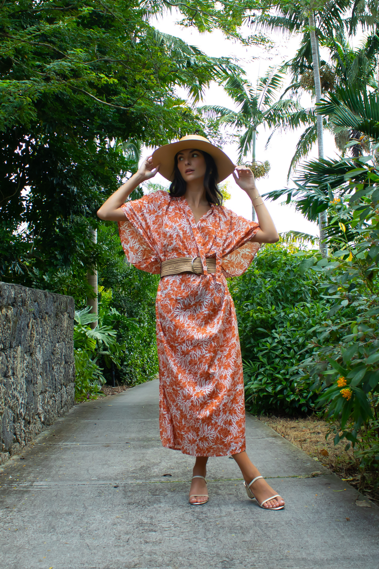 tropical orange dress Tropical Maxi Dress-Orange Stilettos Fashion Boutique